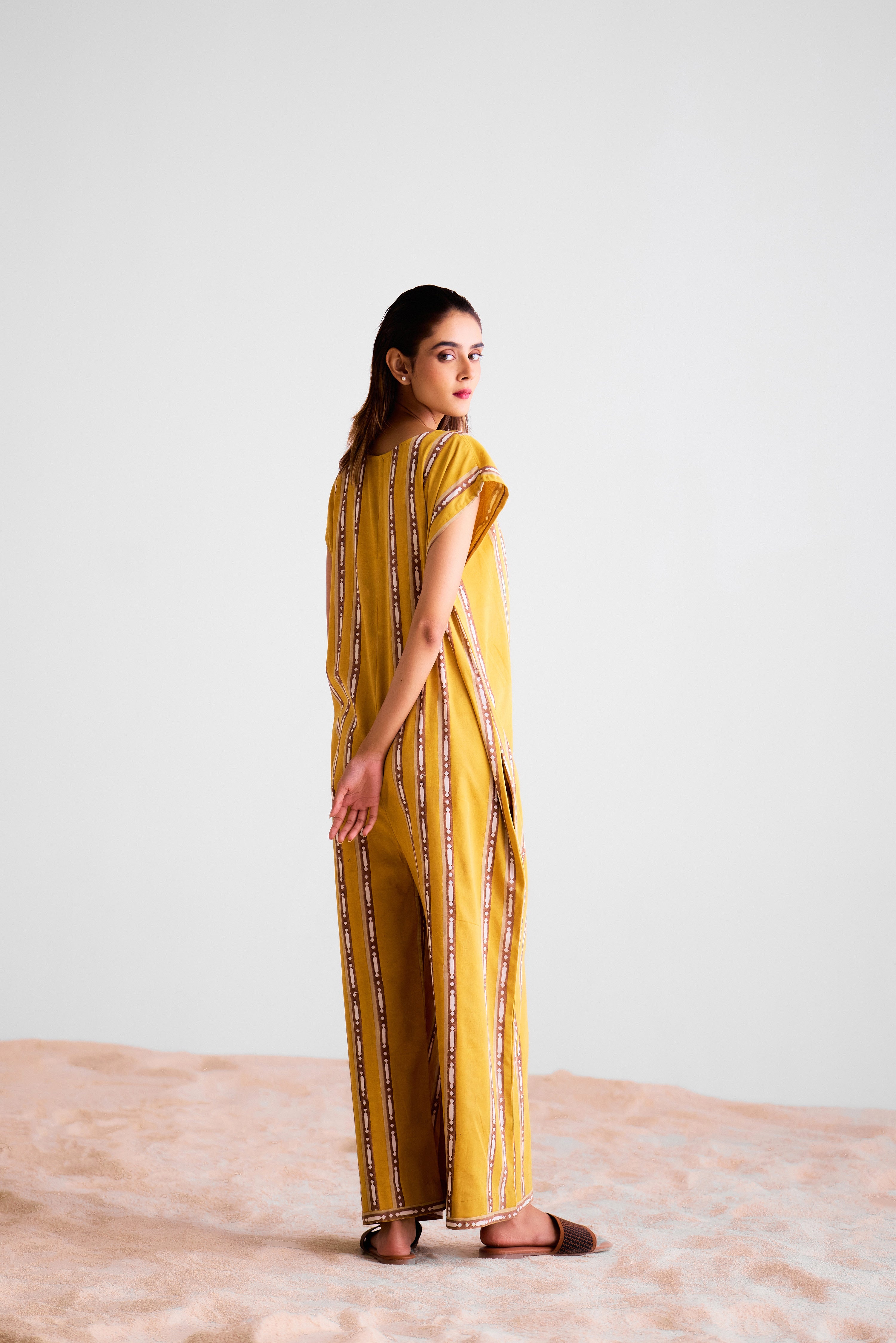 Mustard - Brown Jumpsuit - CNC220