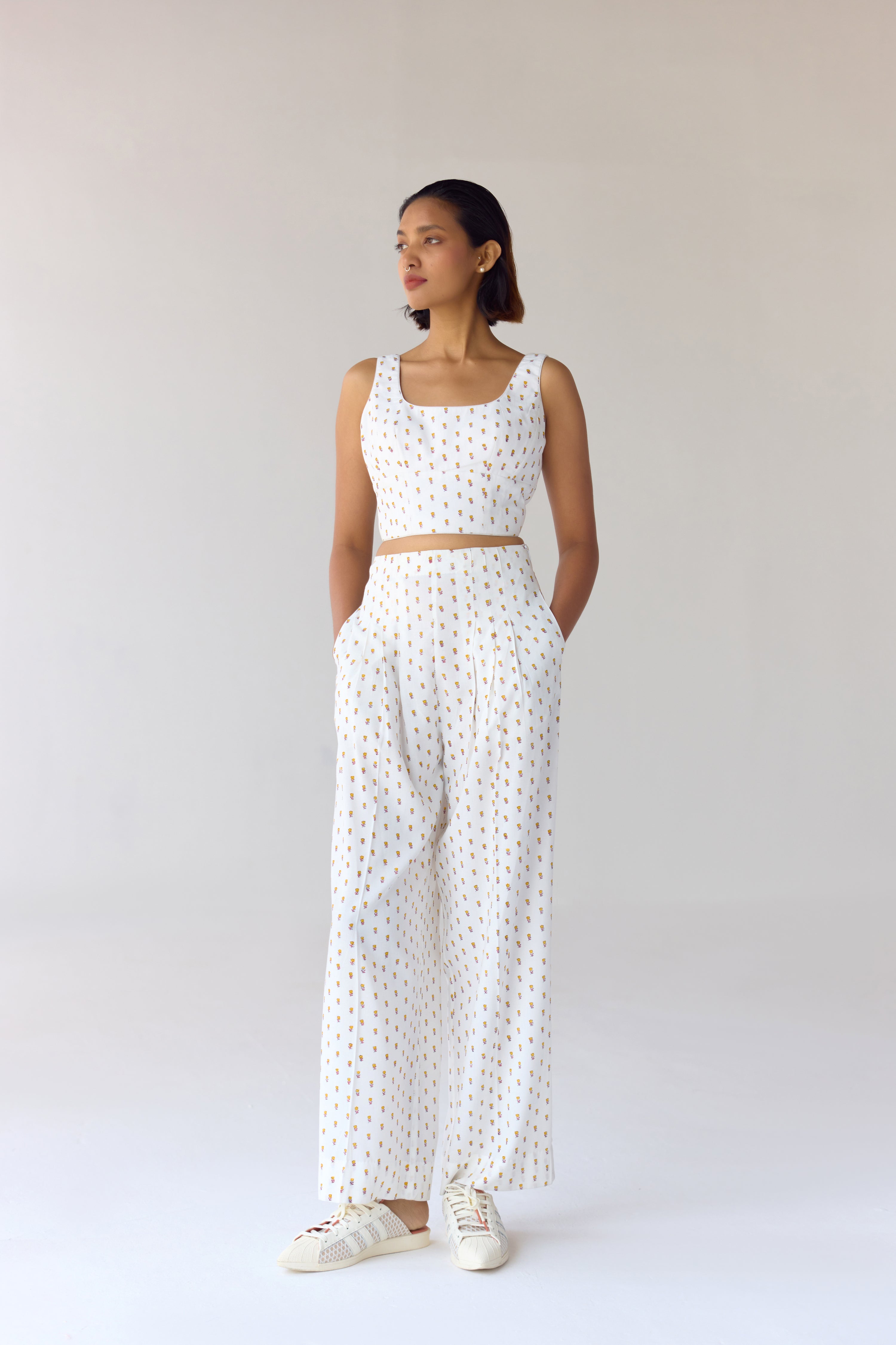 White Jacket Set - CNC207