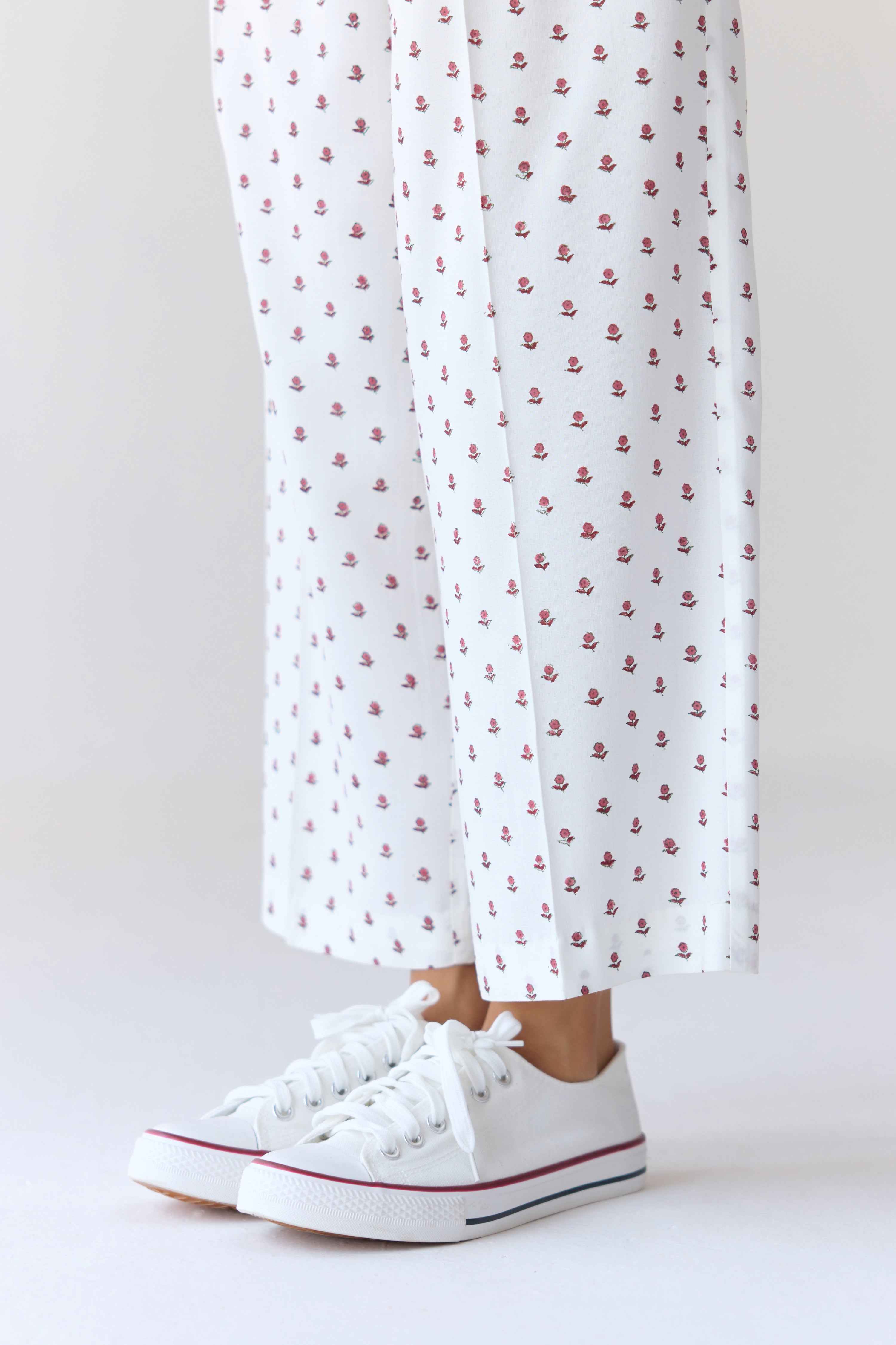 White Top & Trouser Set - CNC209