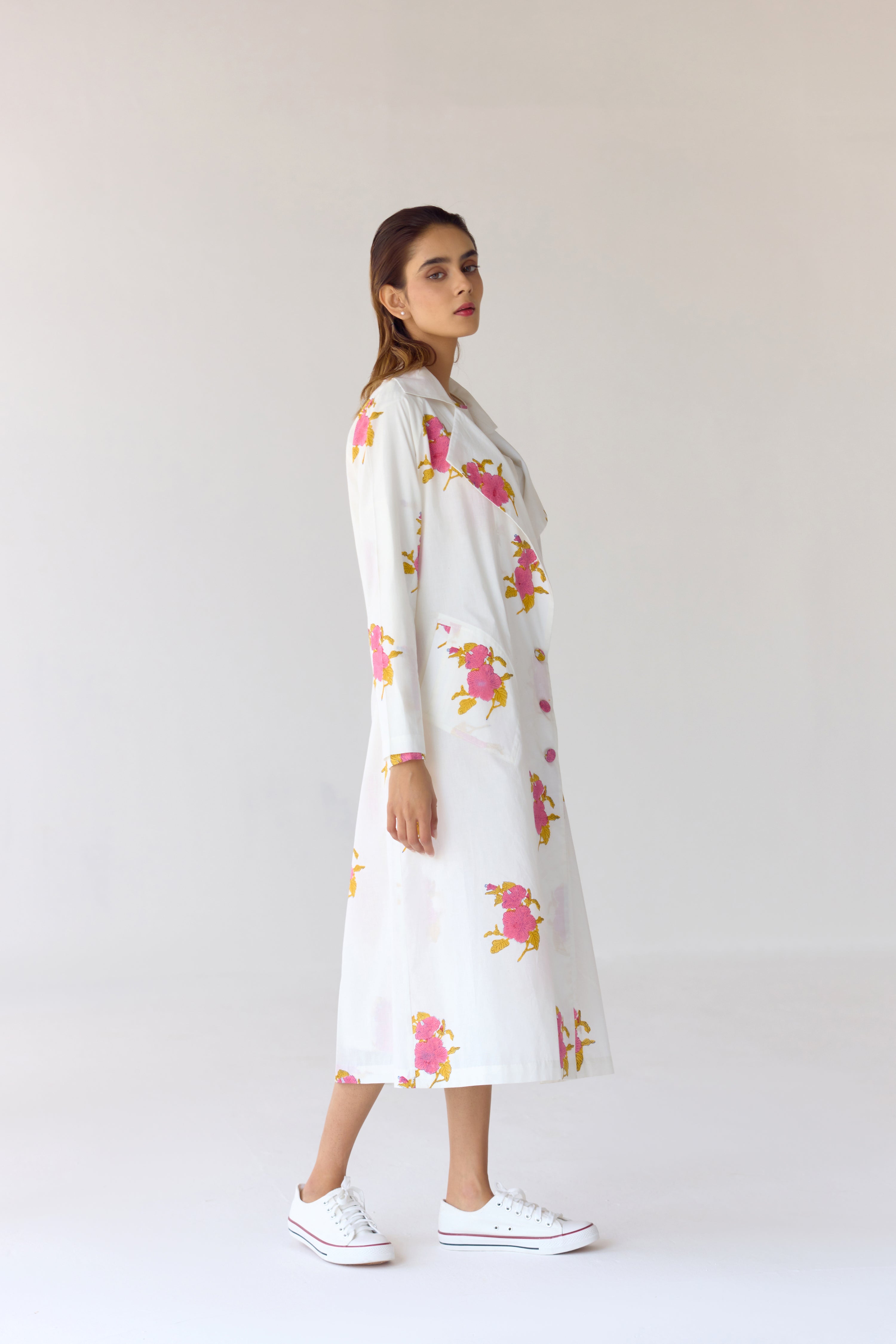 White Tunic & Jacket Set - CNC211
