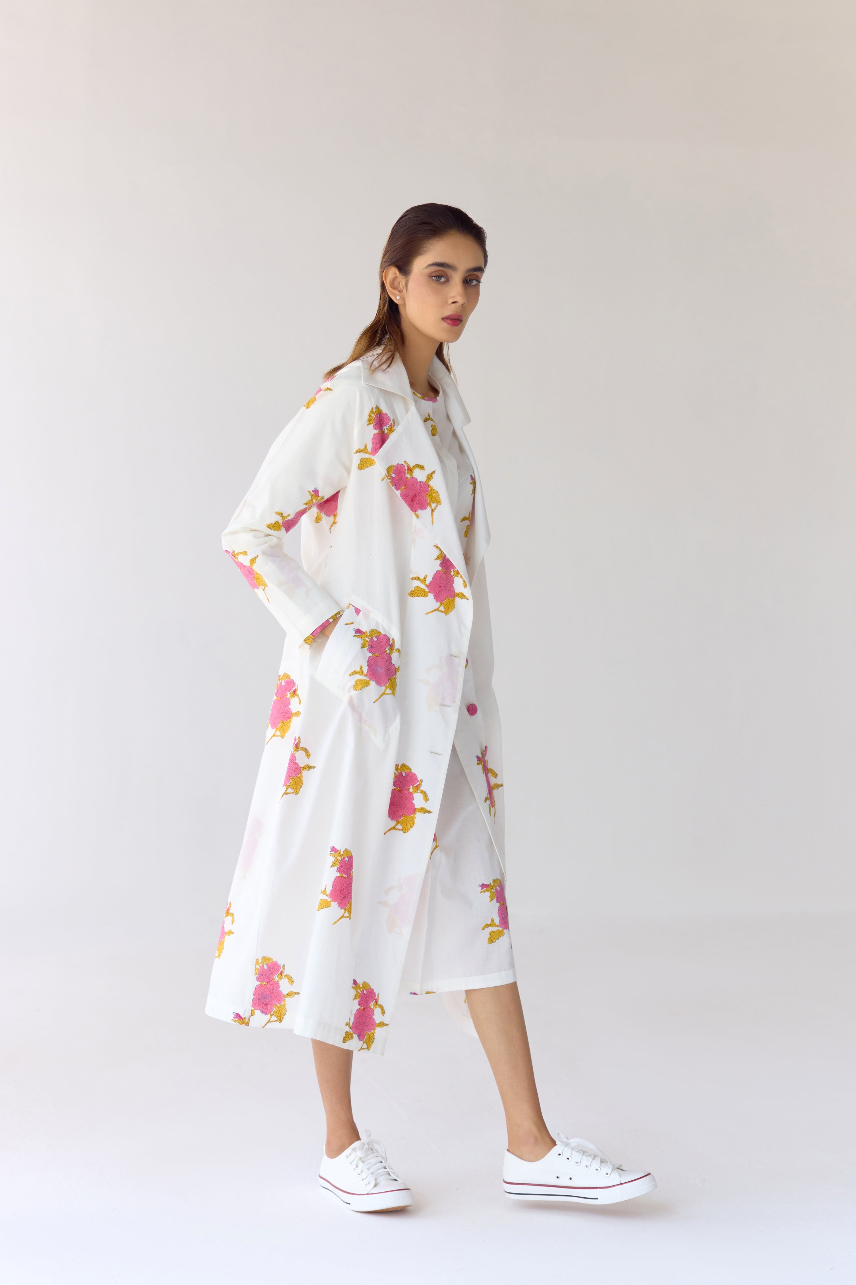 White Tunic & Jacket Set - CNC211
