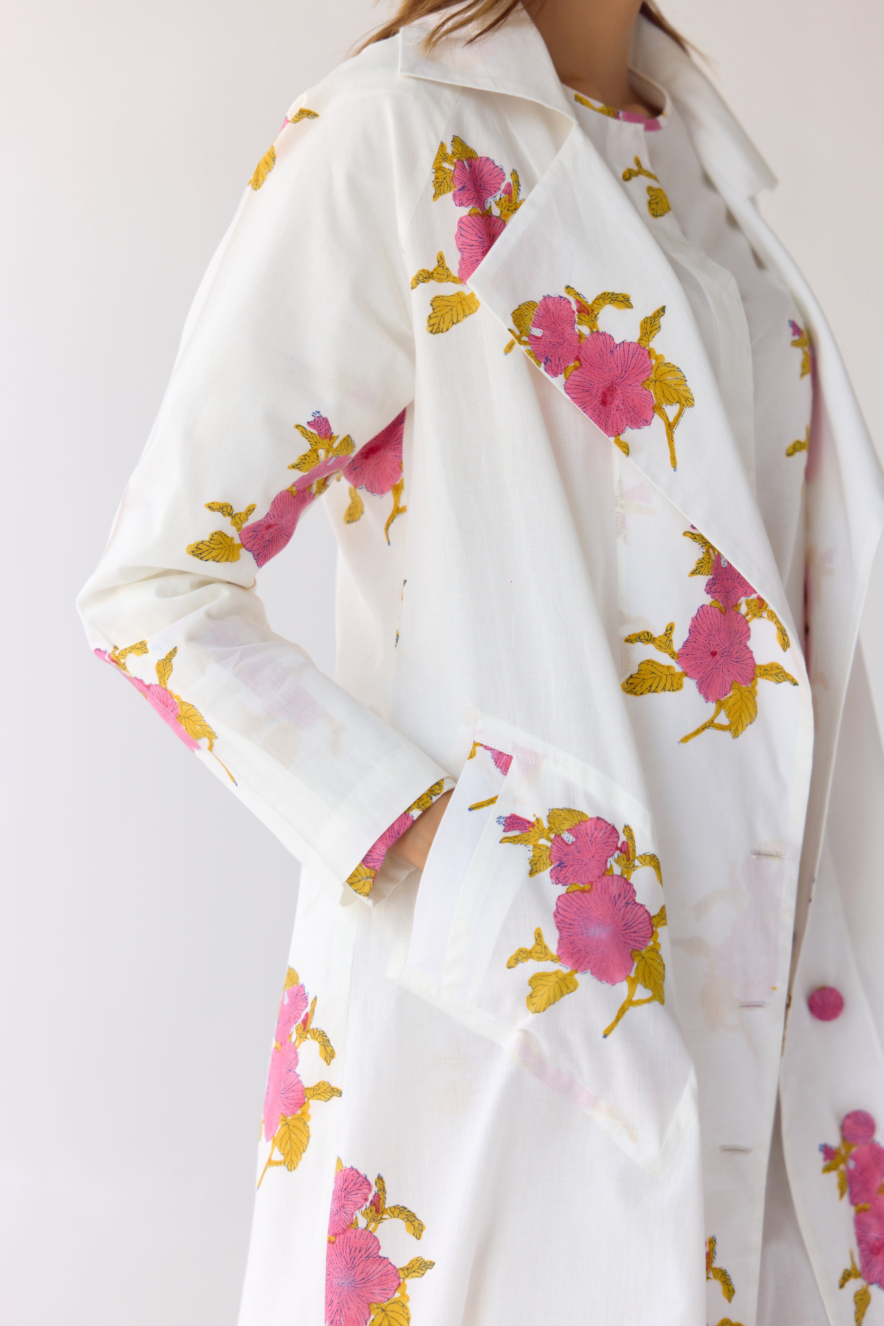 White Tunic & Jacket Set - CNC211