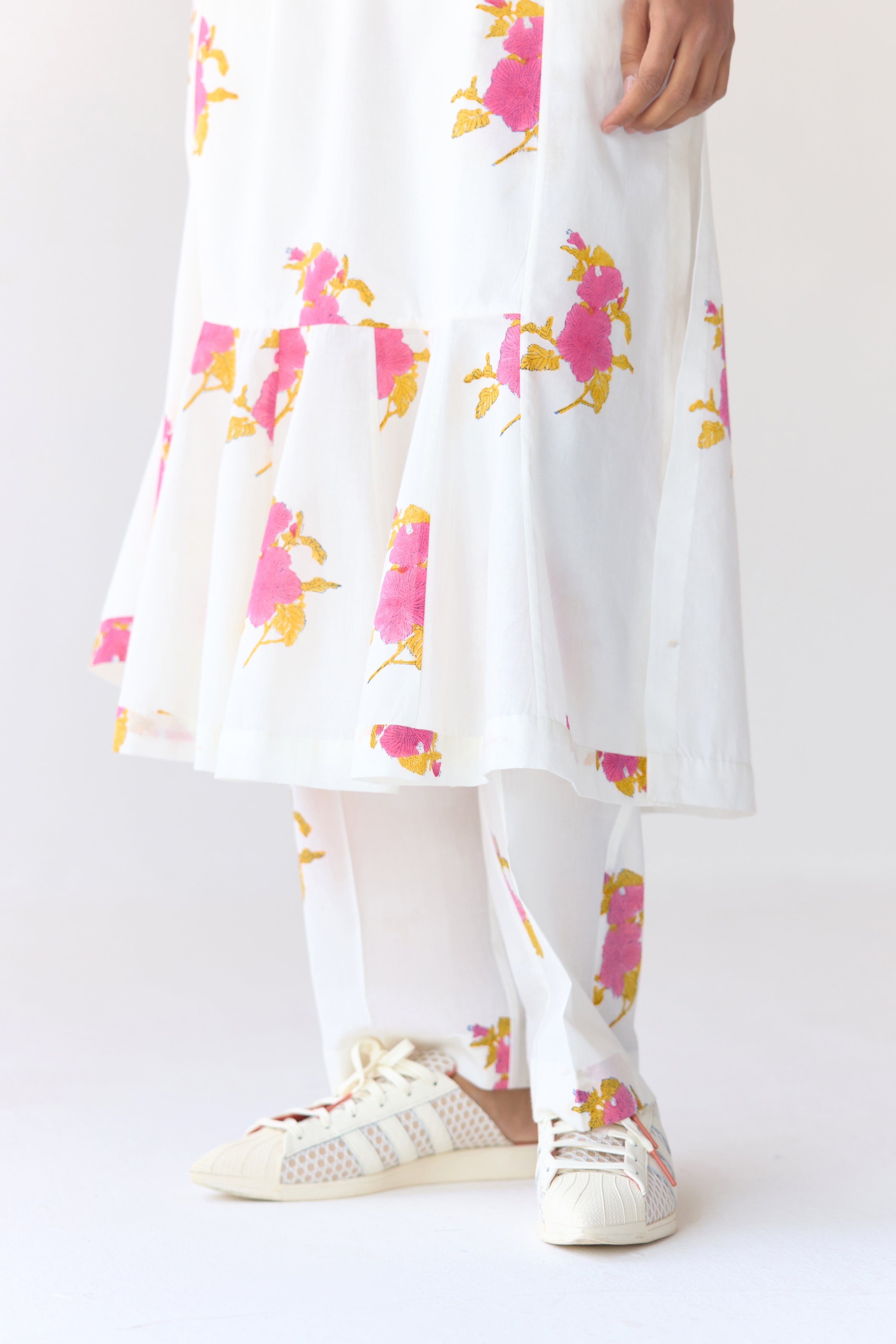 White Kurta Set - CNC213