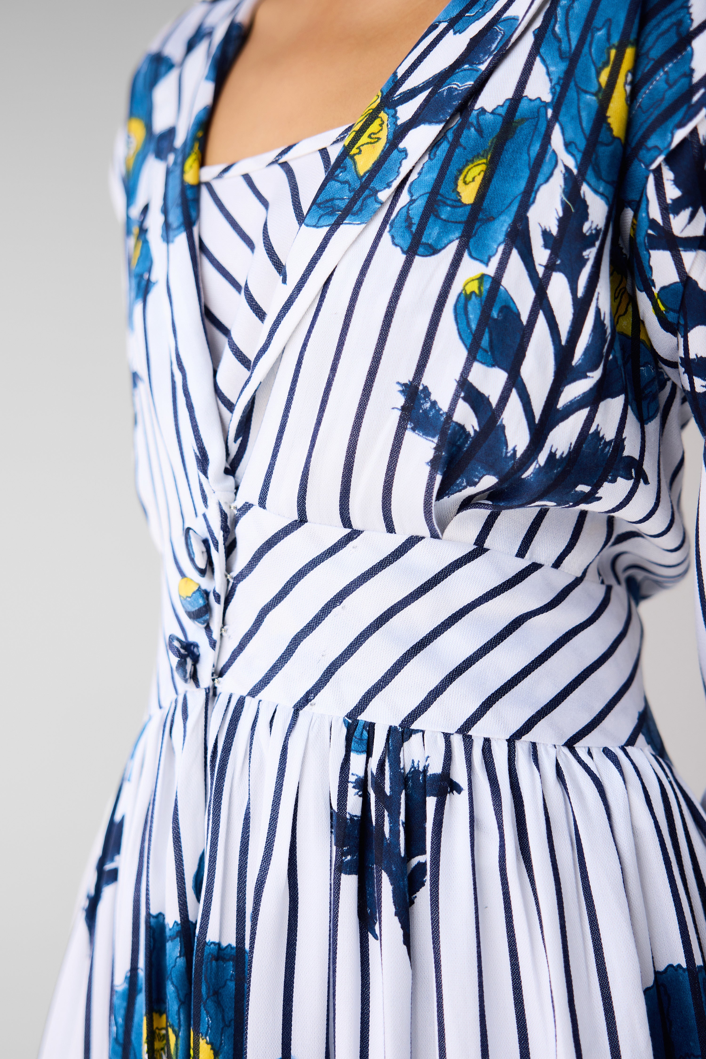 Navy Blue - White Coat Set - CNC214