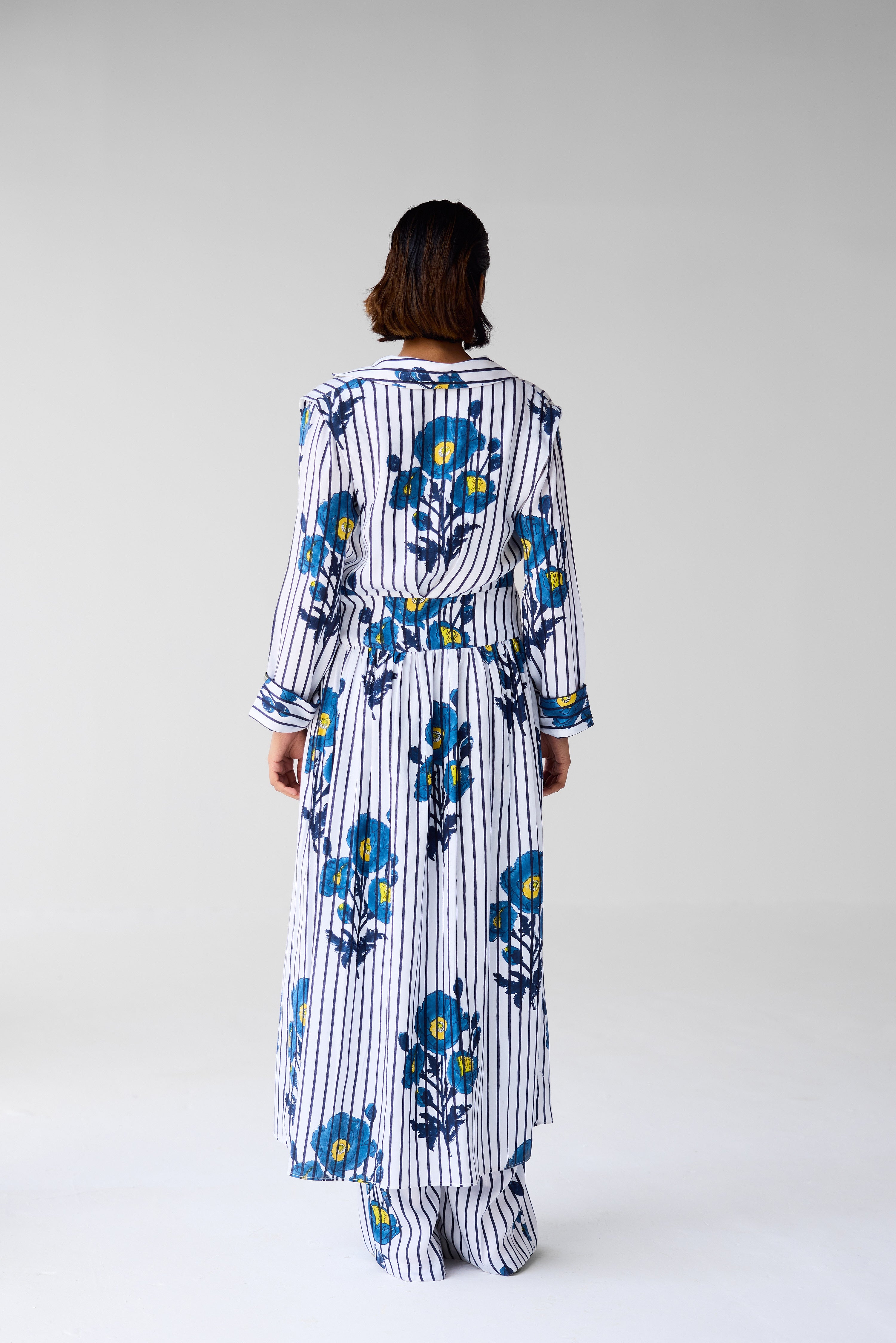 Navy Blue - White Coat Set - CNC214
