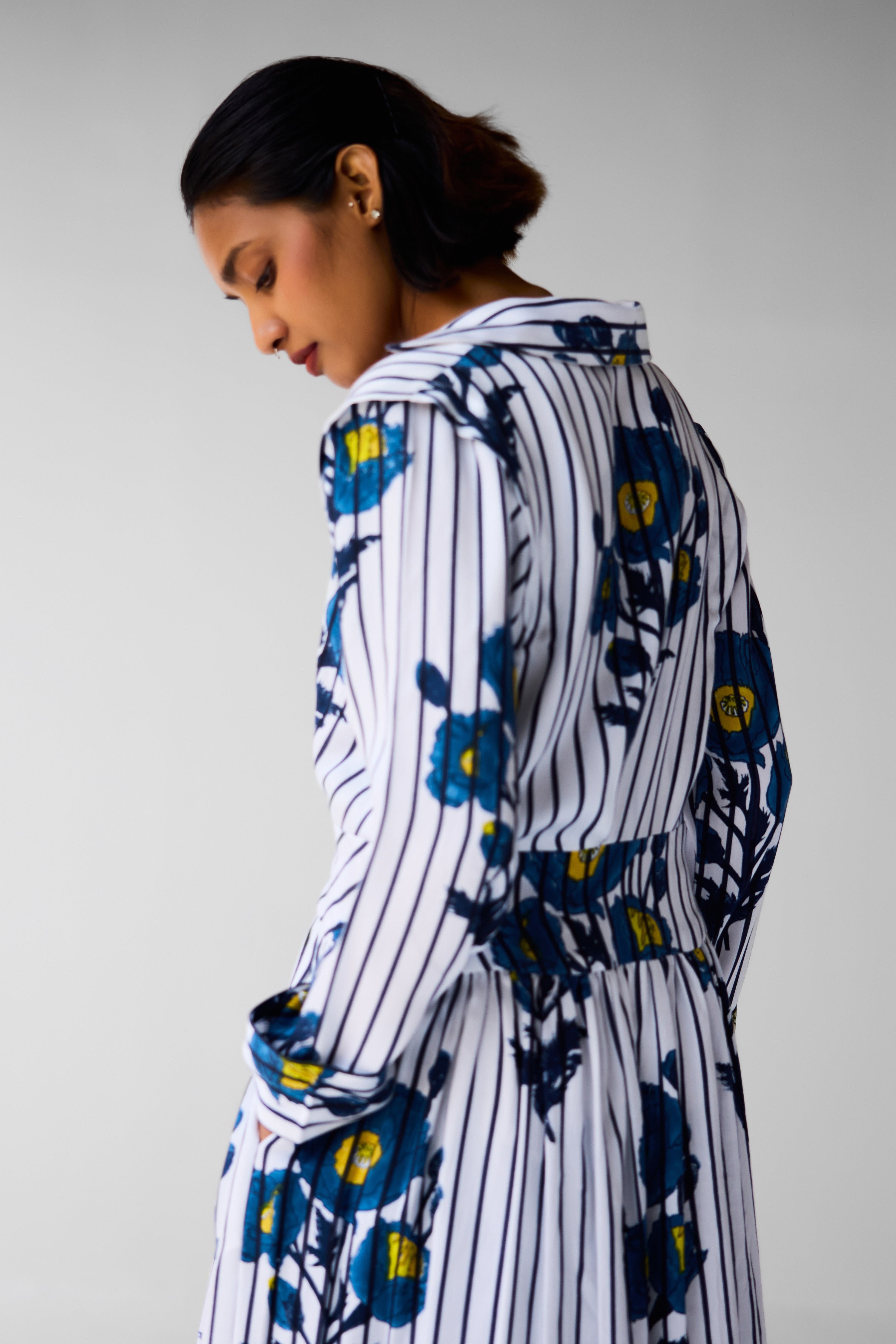 Navy Blue - White Coat Set - CNC214