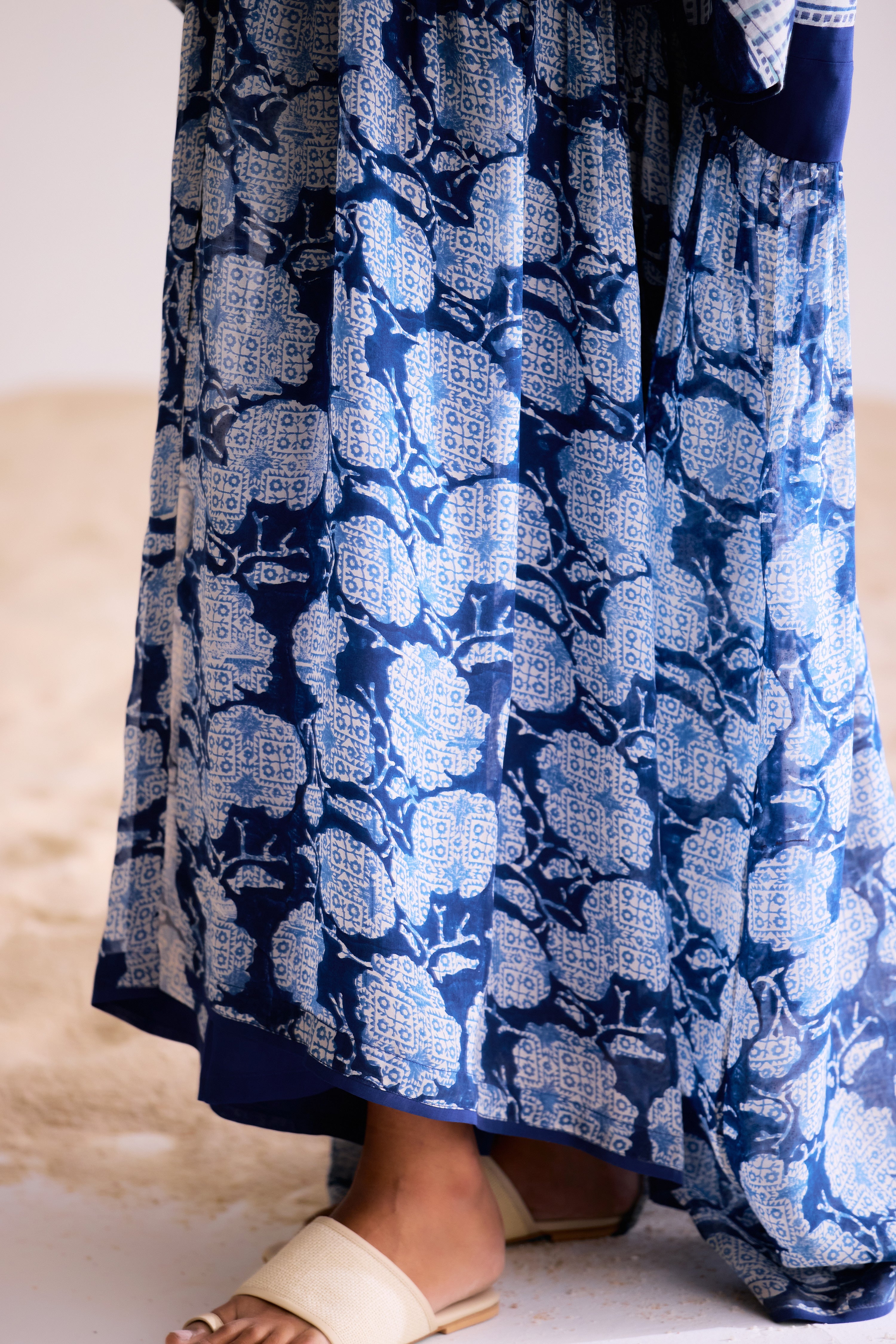 Indigo Kaftan Set - CNC218