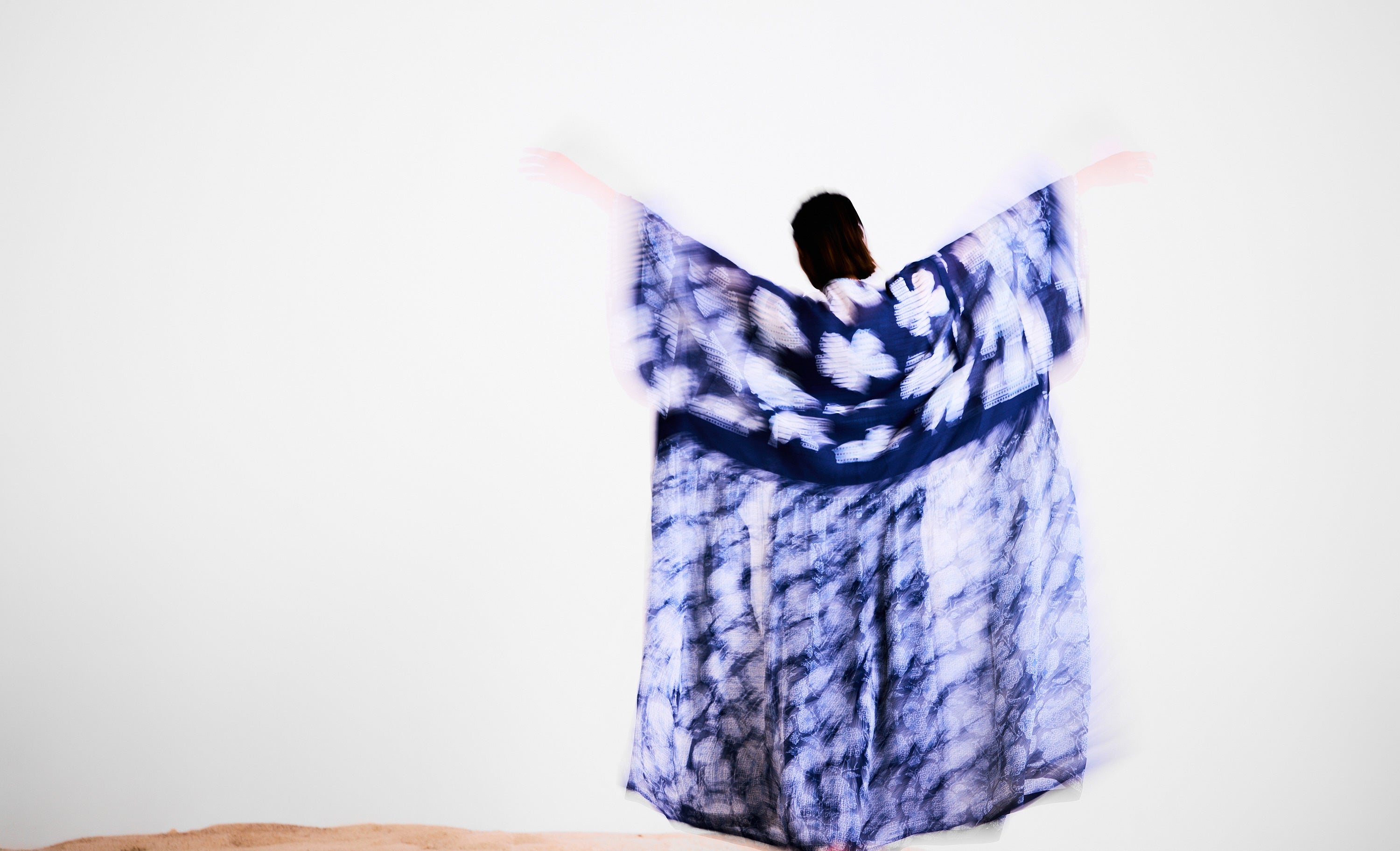 Indigo Kaftan Set - CNC218
