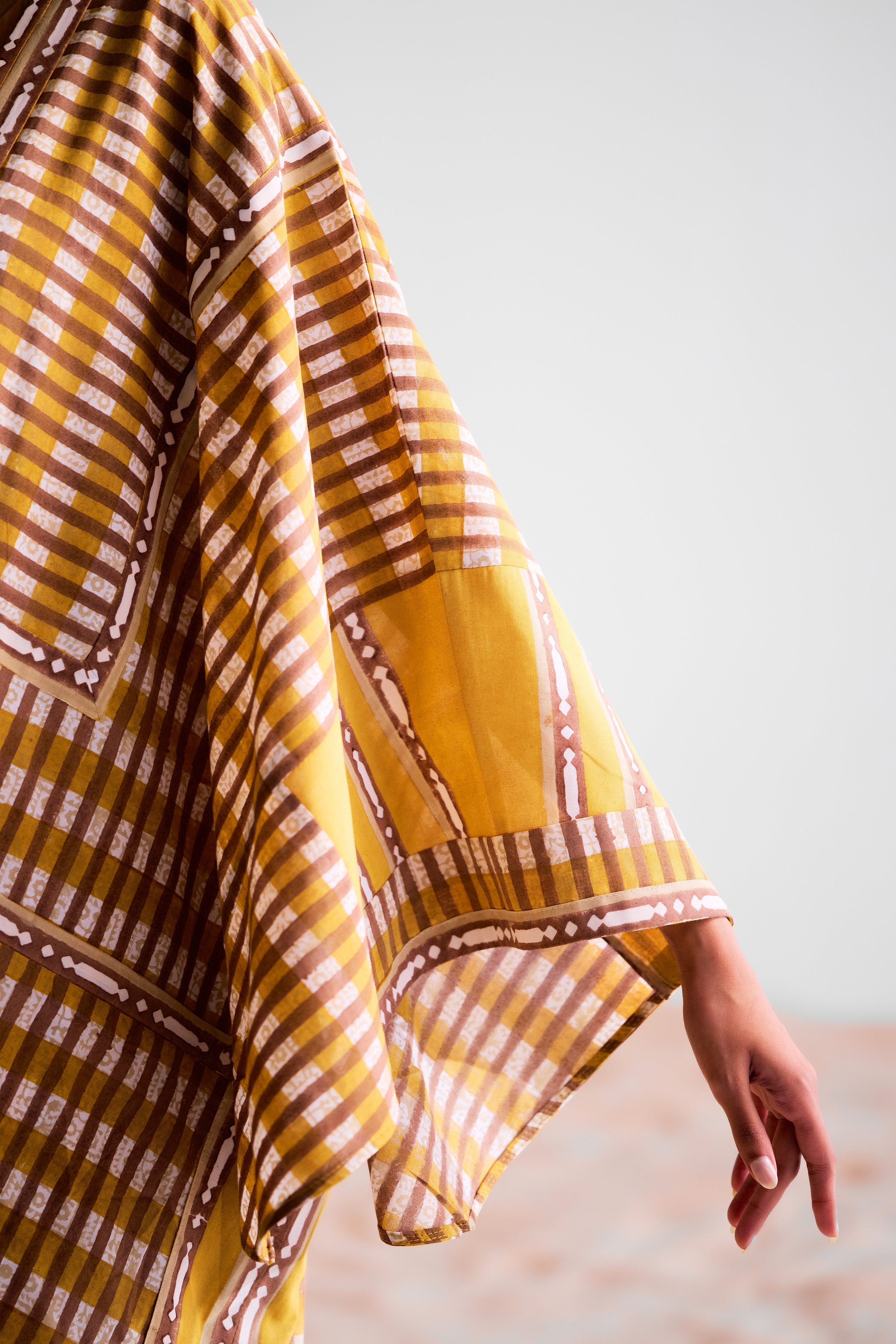 Mustard - Brown Jumpsuit & Kimono - CNC219