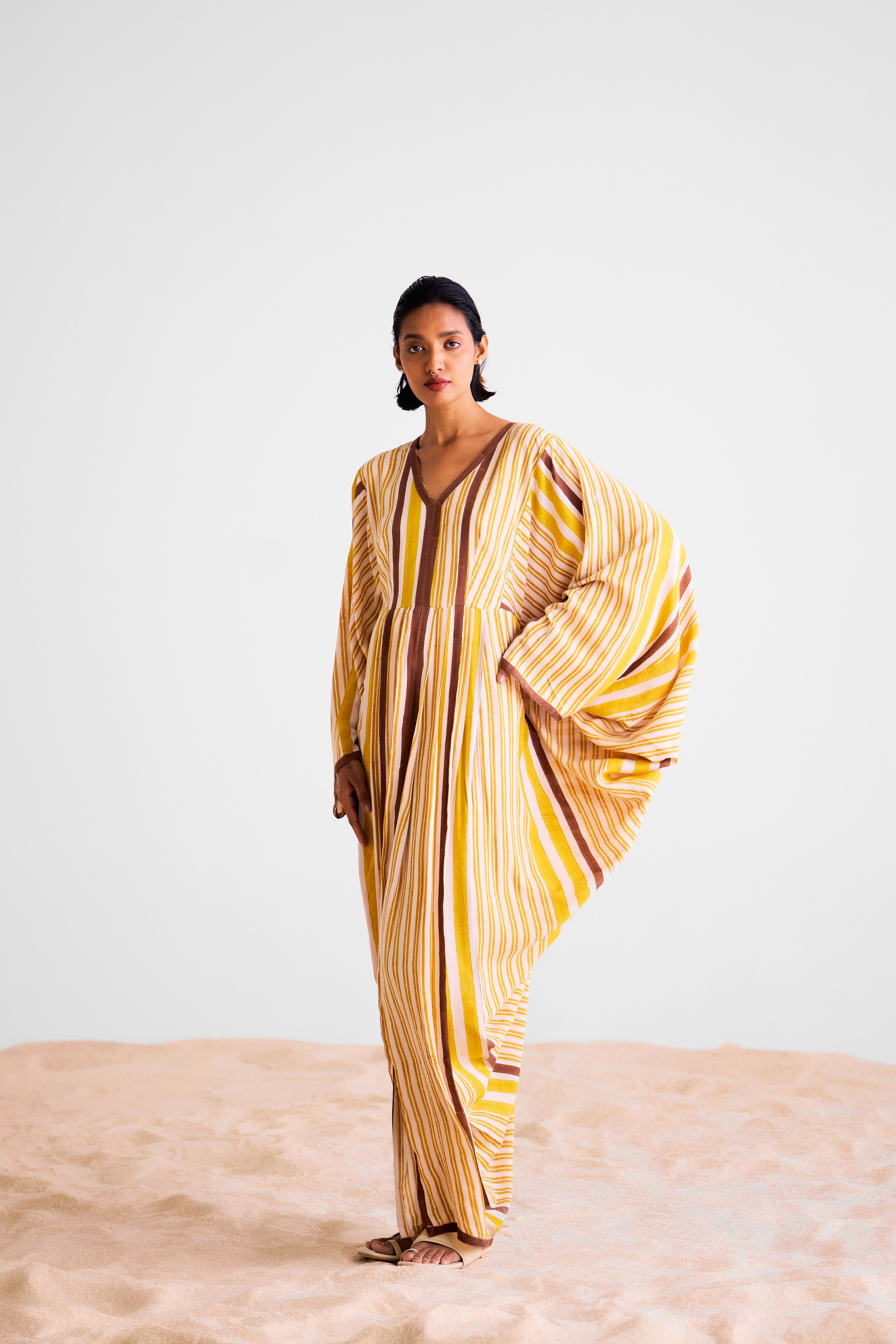 Mustard Kaftan Dress - CNC221