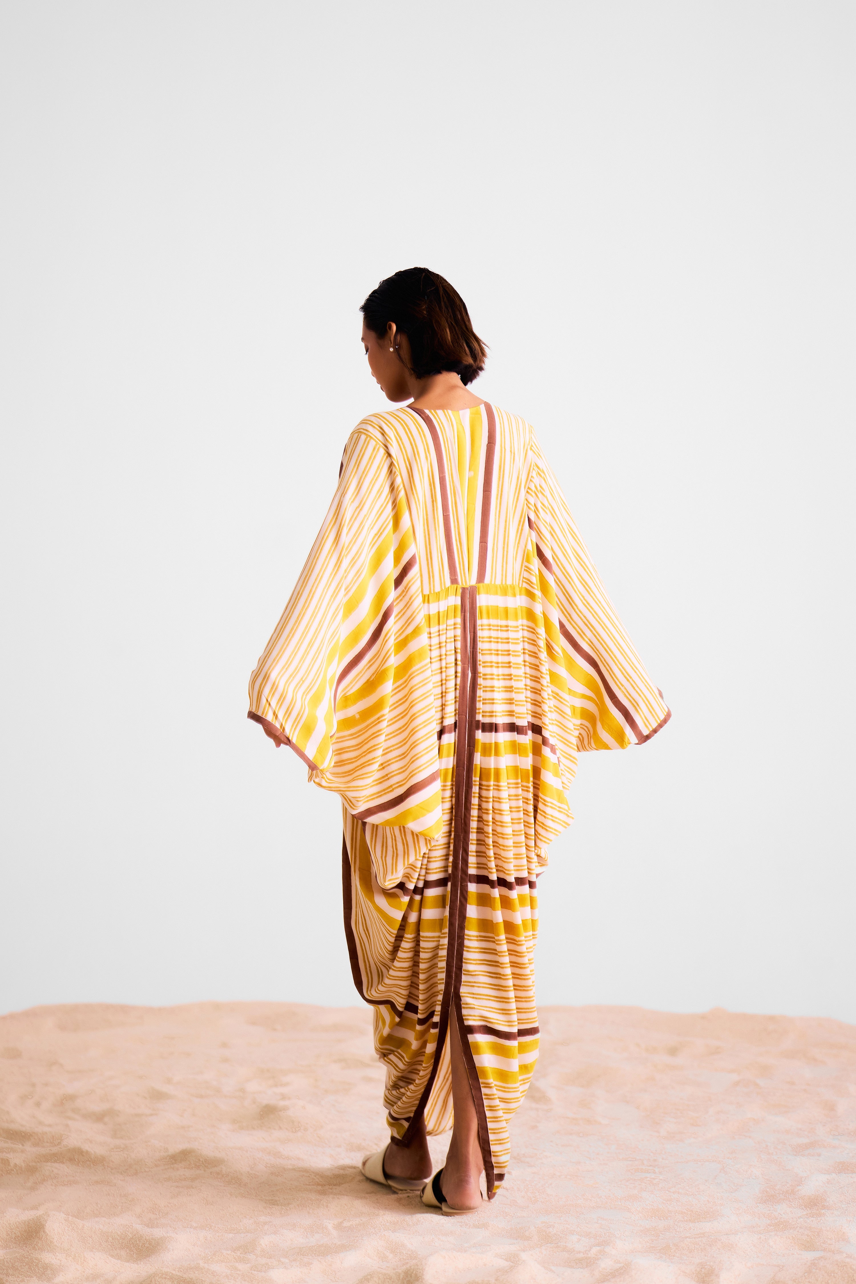 Mustard Kaftan Dress - CNC221