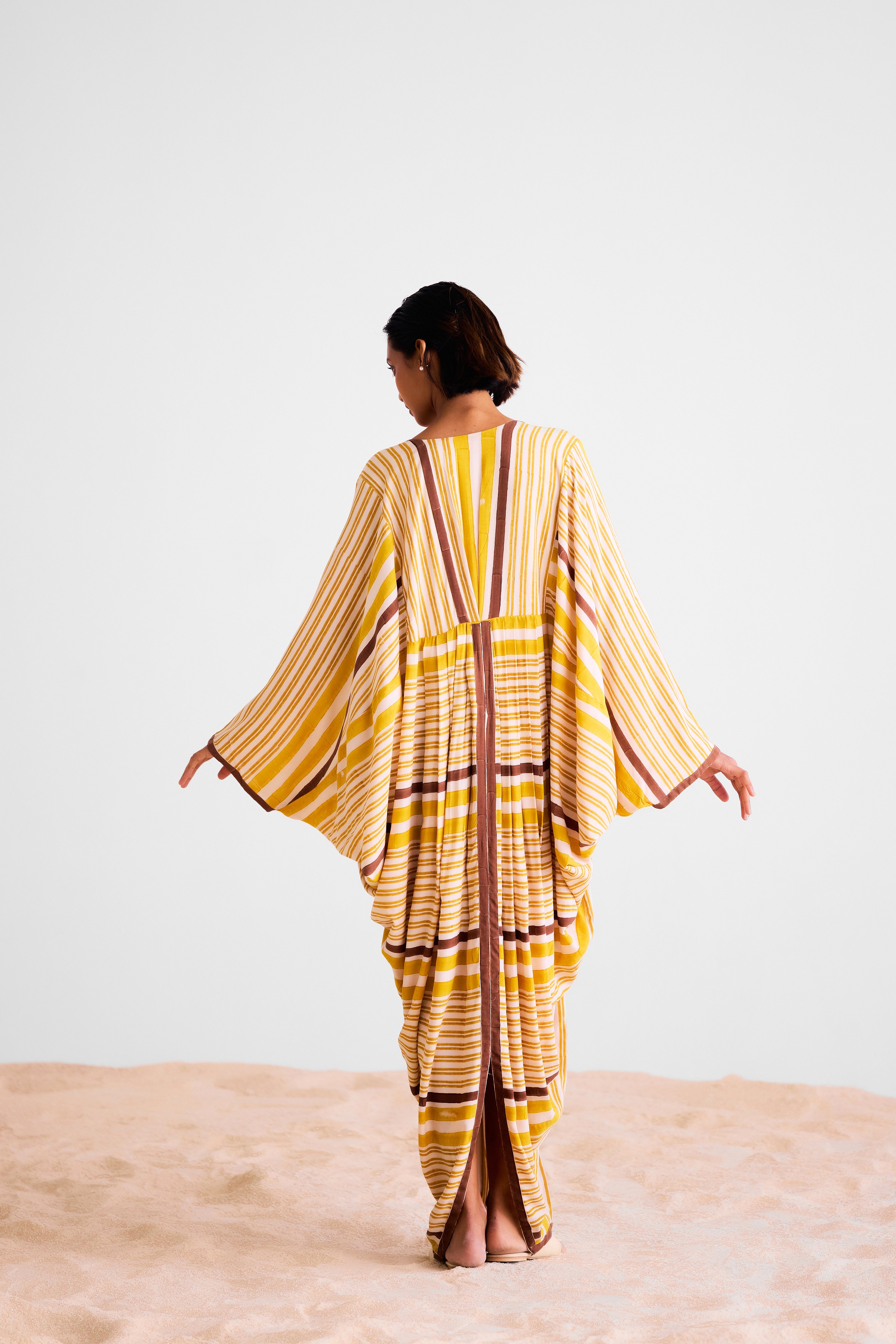 Mustard Kaftan Dress - CNC221