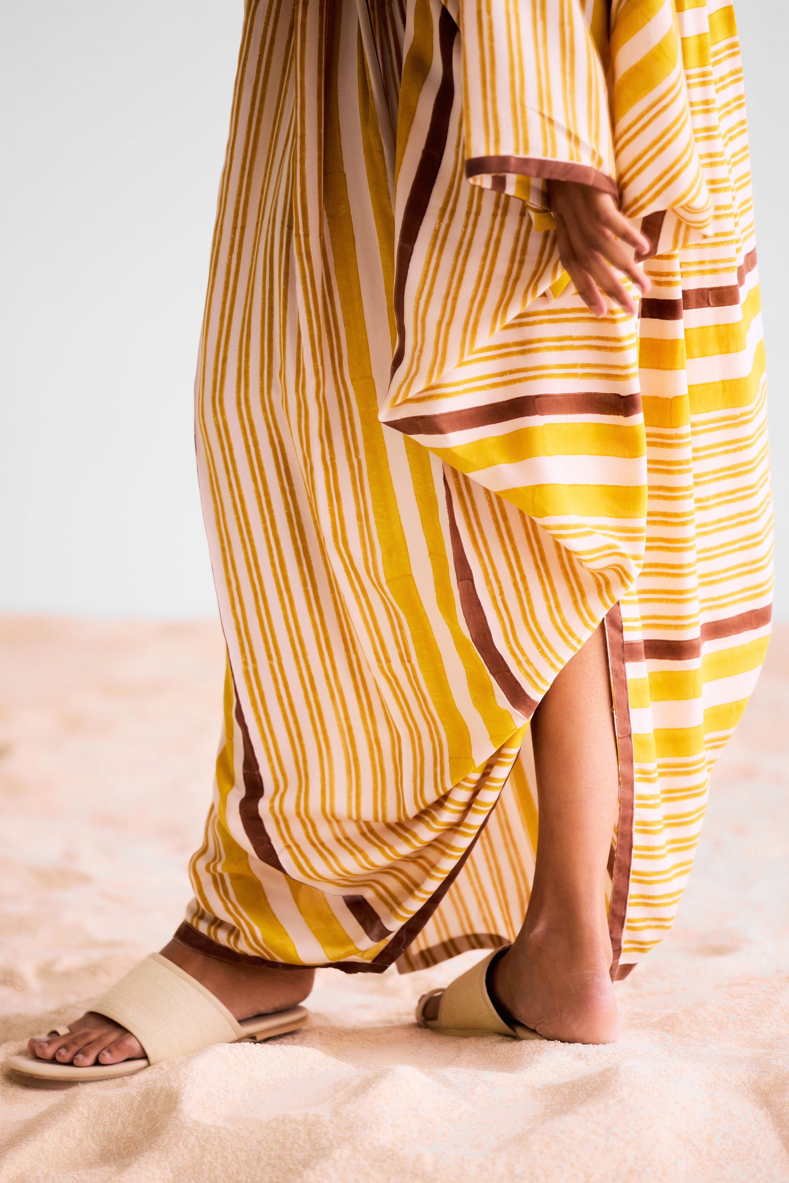 Mustard Kaftan Dress - CNC221
