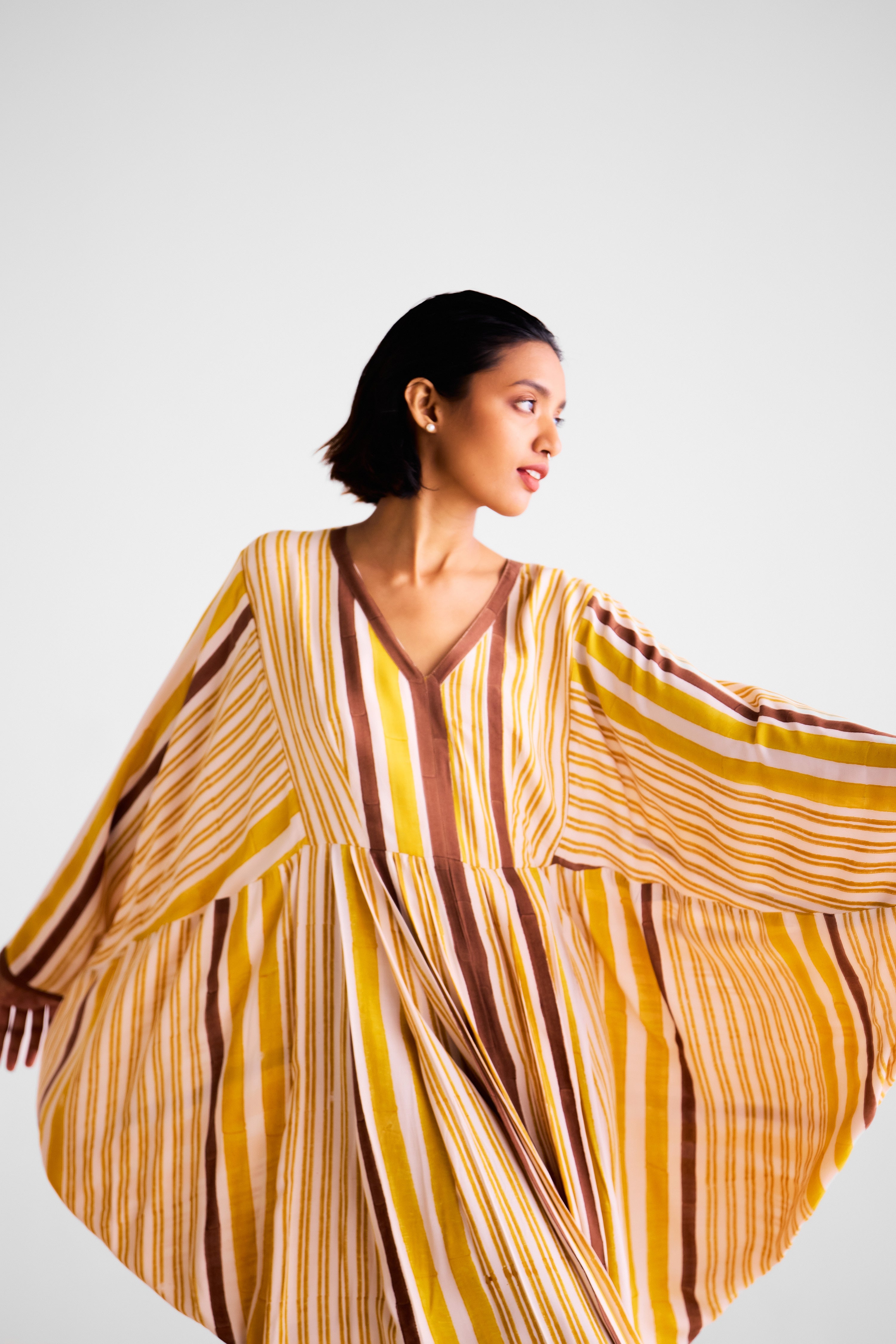 Mustard Kaftan Dress - CNC221