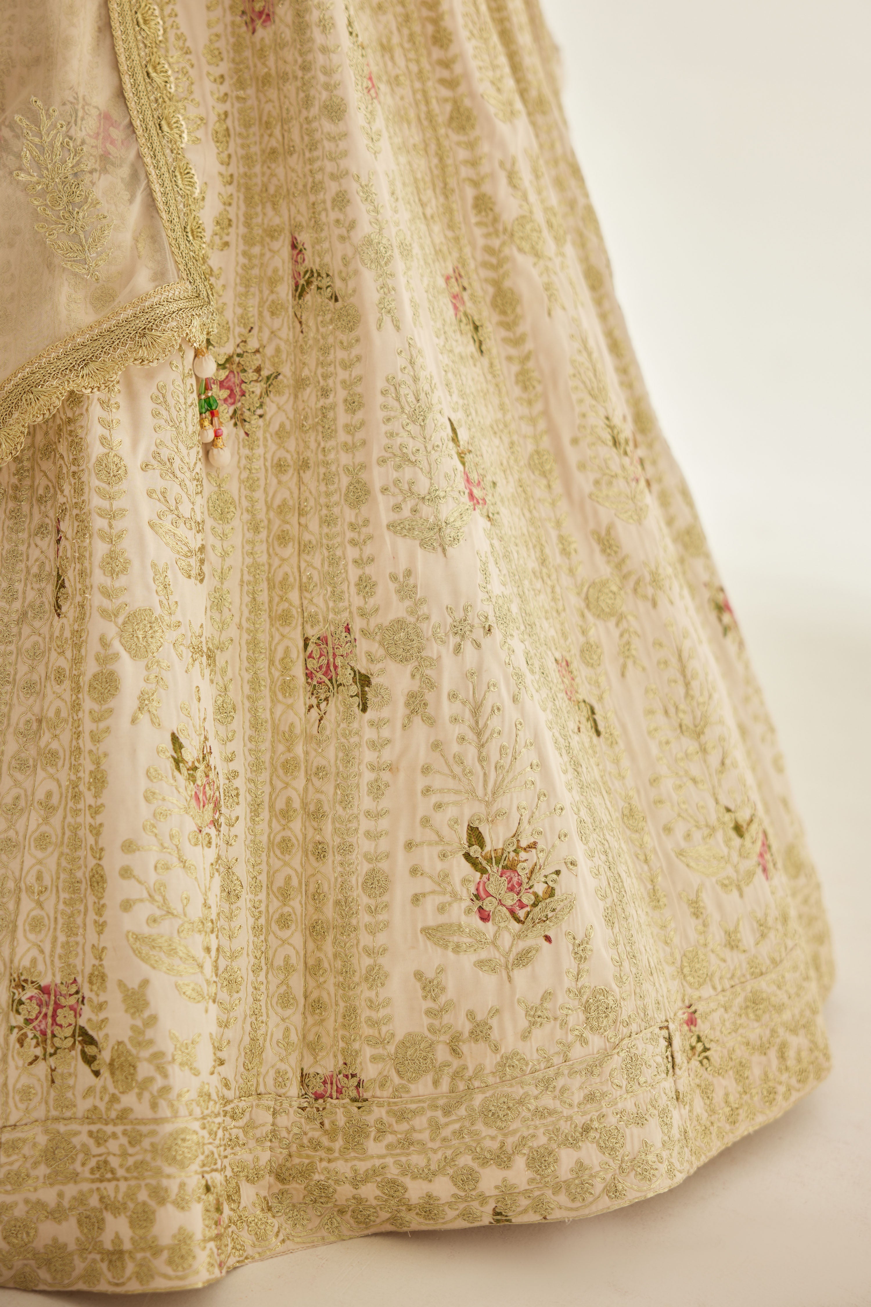 Papyrus White Lehenga Set.