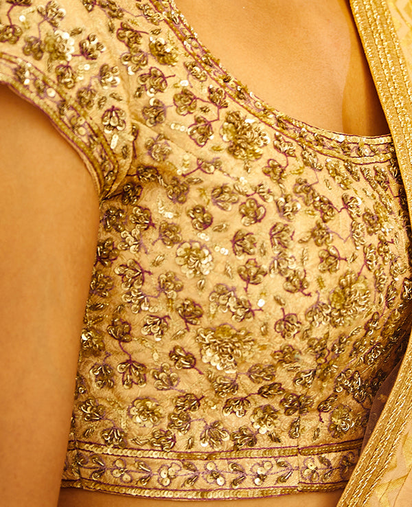 Sea Green Lehenga Set.