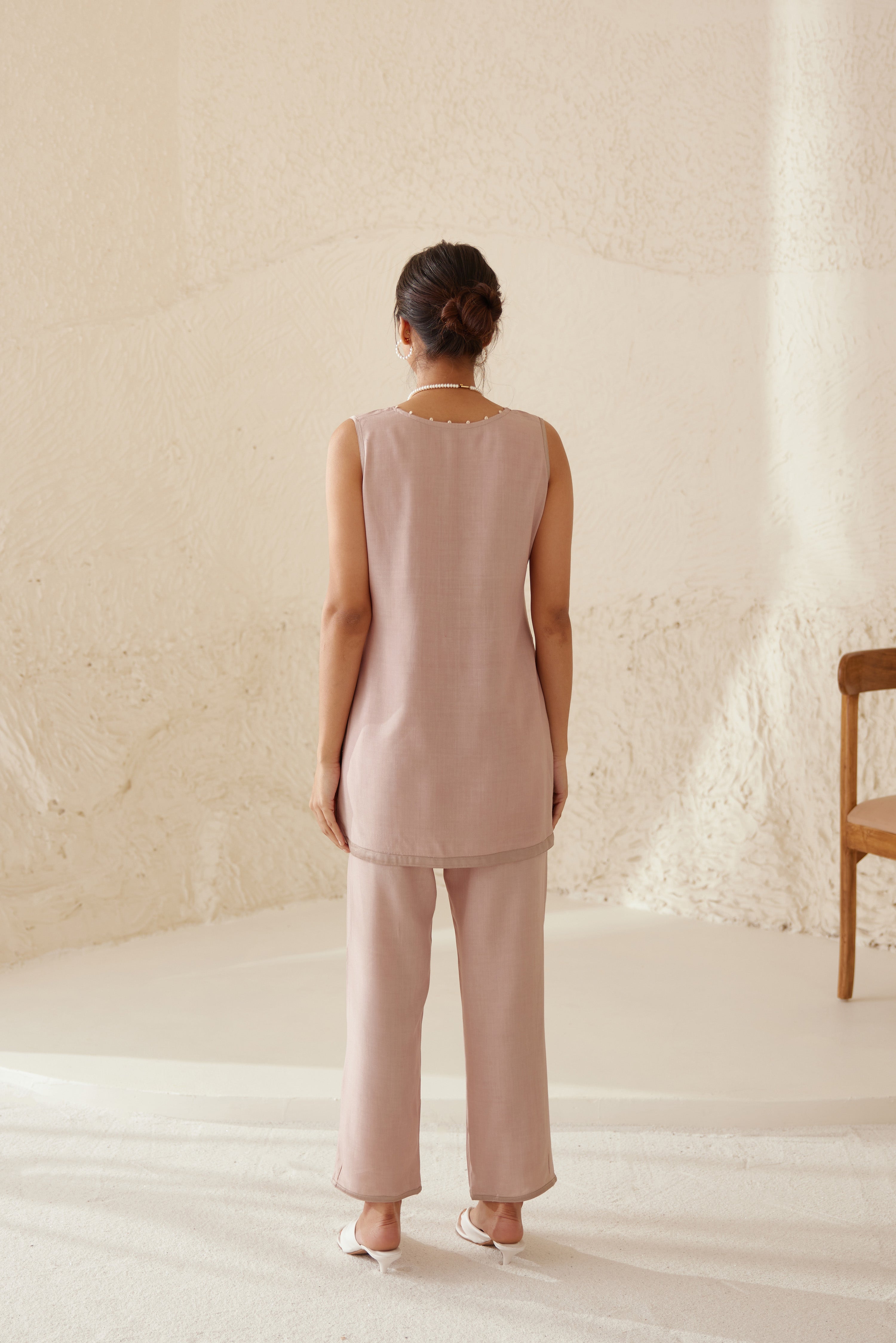 Nomad Neutral Kimono Set.