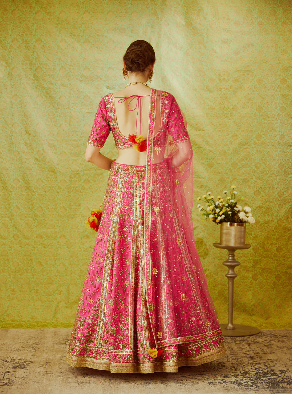 Pink Lehenga Set.