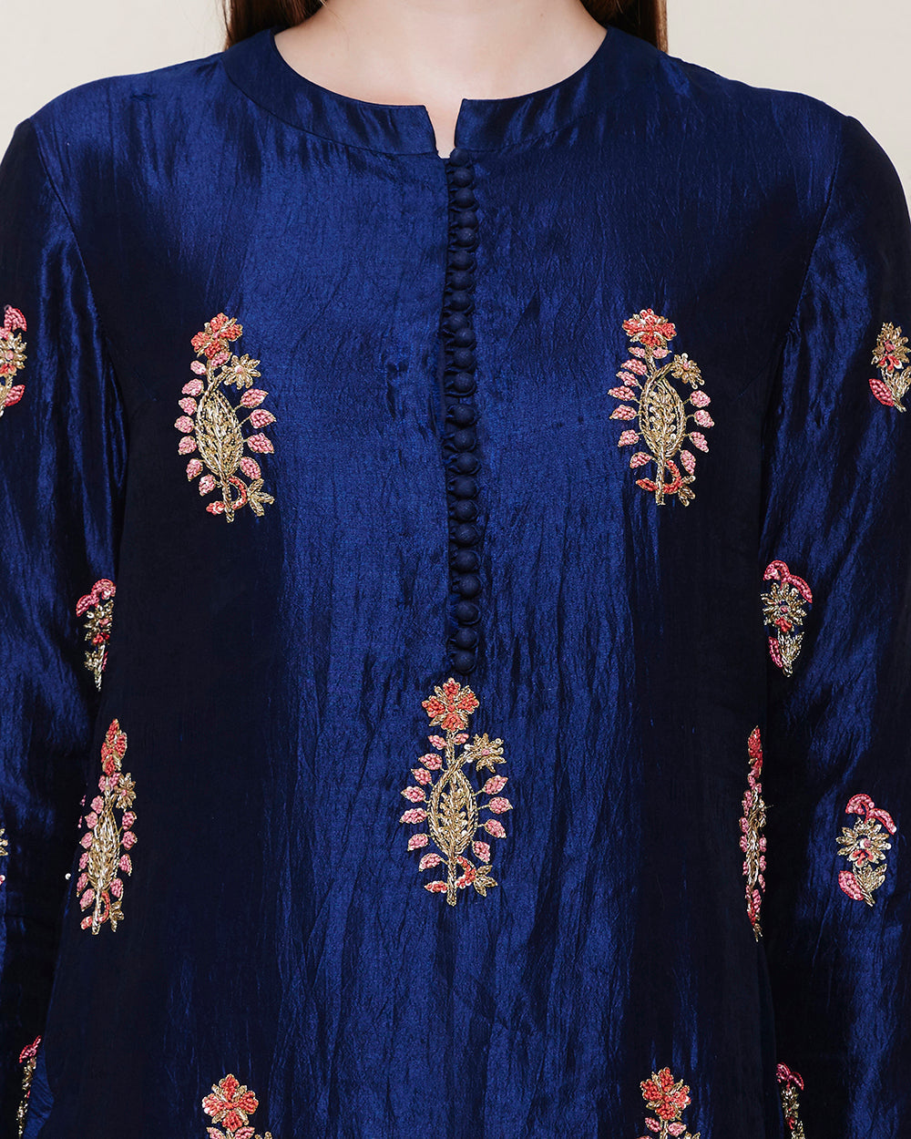 Midnight Blue Lehenga Set.