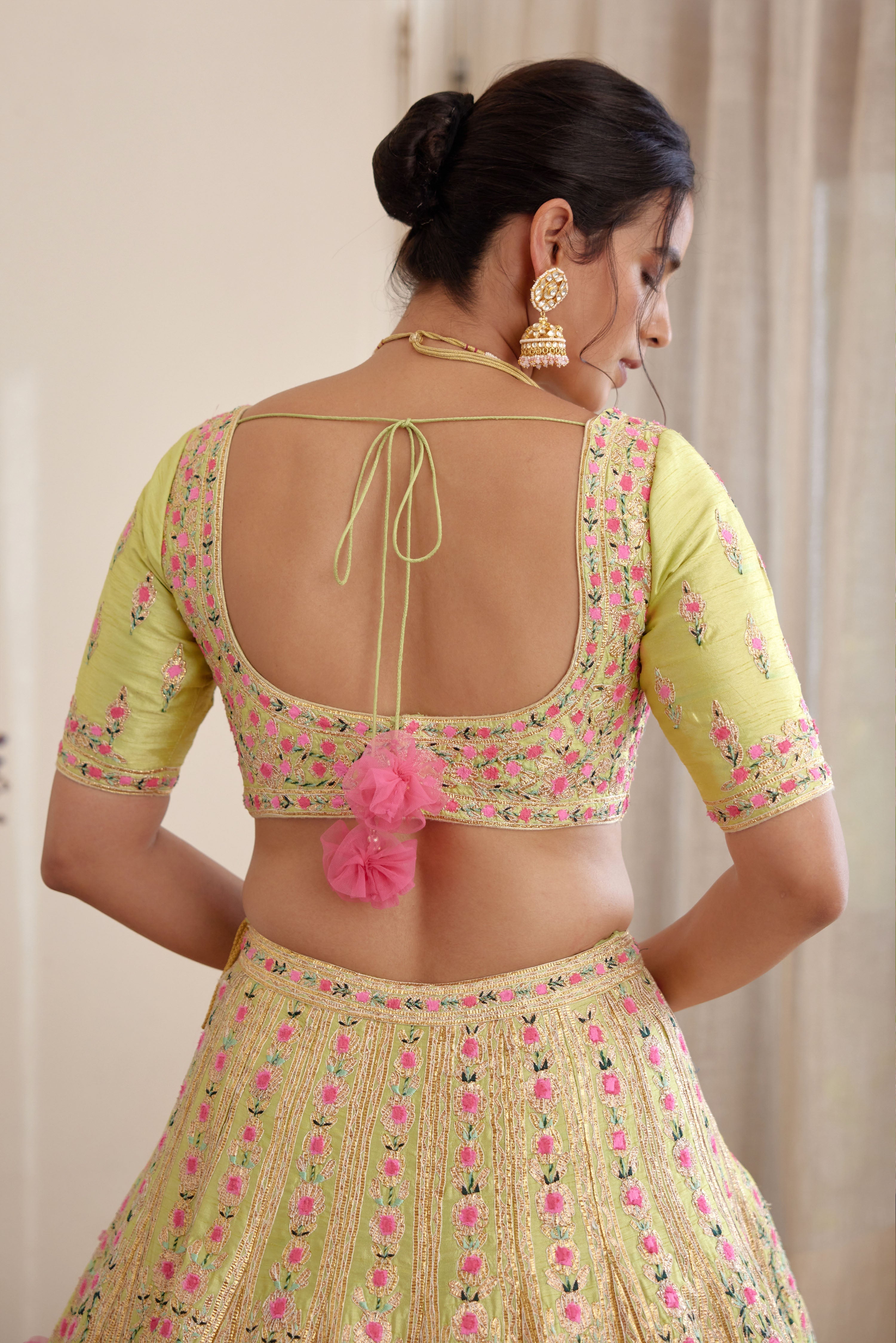 Light Green Lehenga Set.