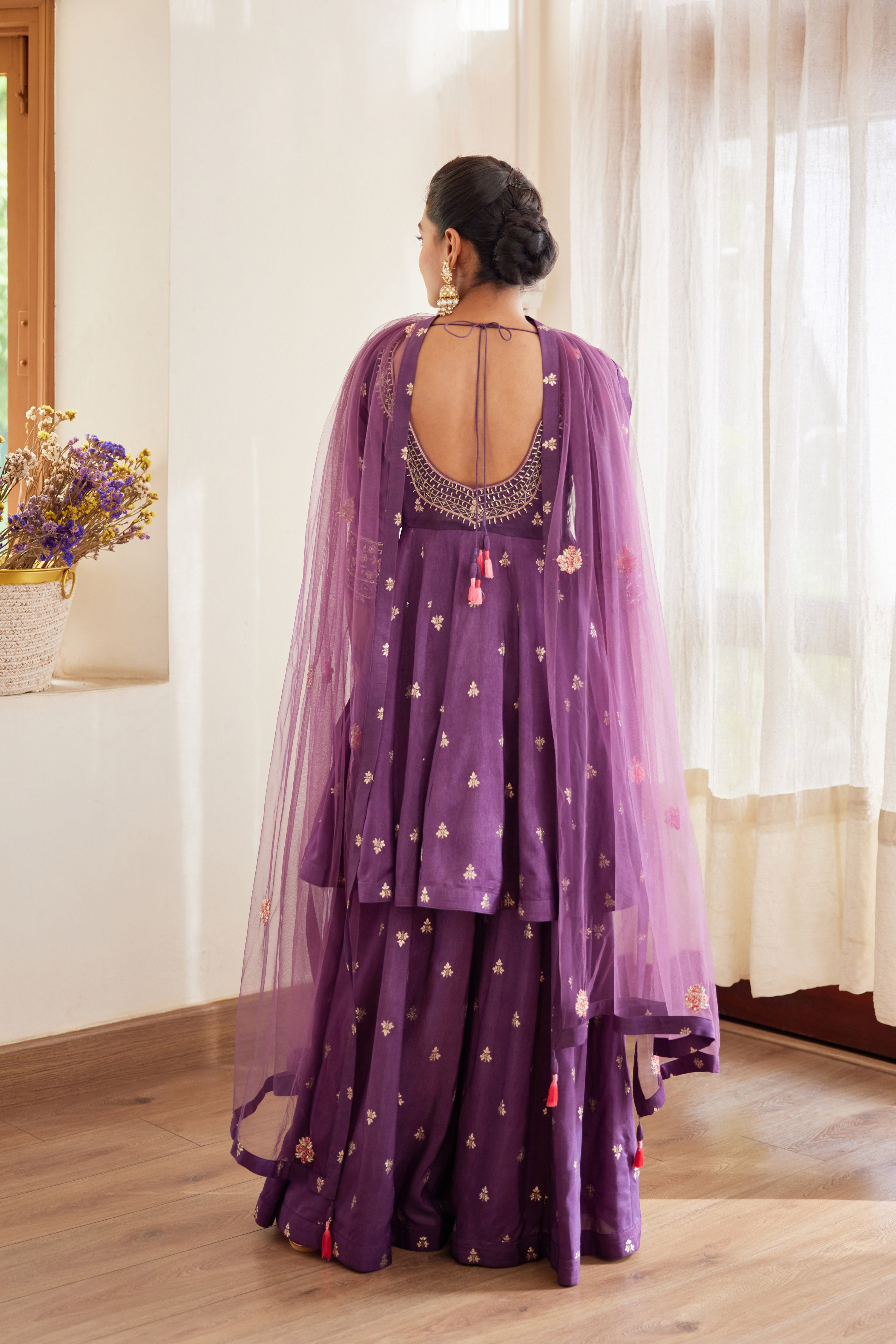 Wine Sharara Set.