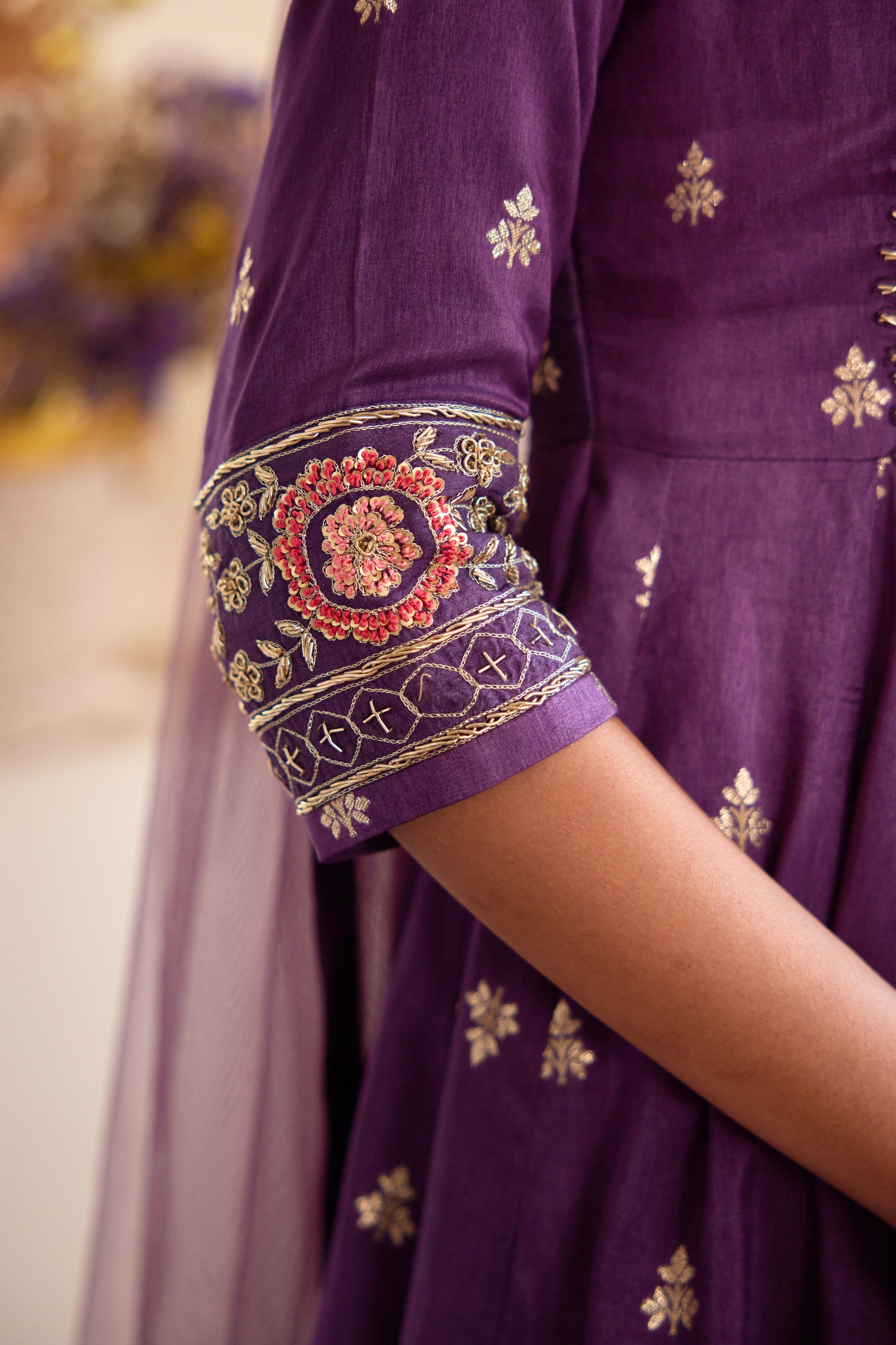 Wine Sharara Set.