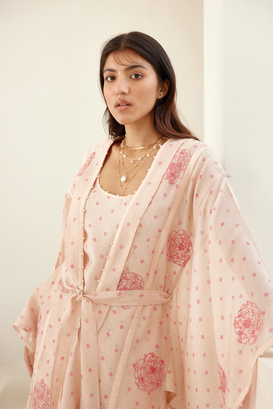 Pink Kimono Set