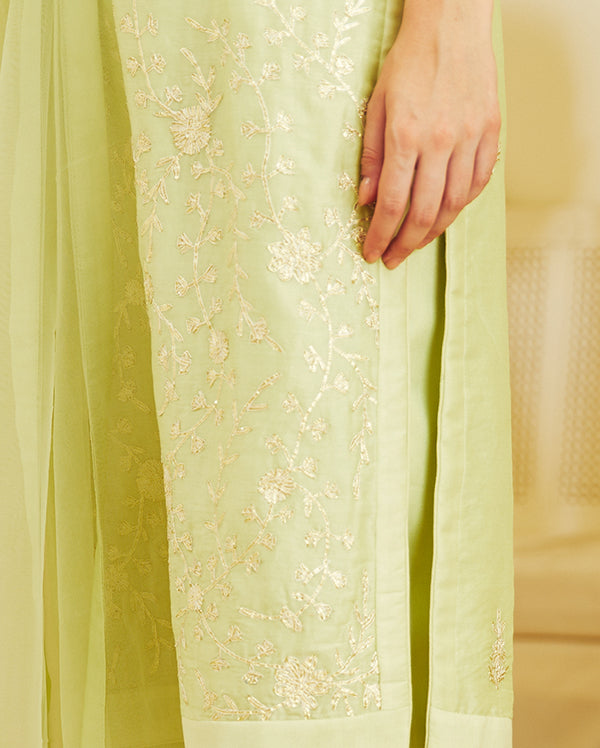 Light Green Kurta Set.