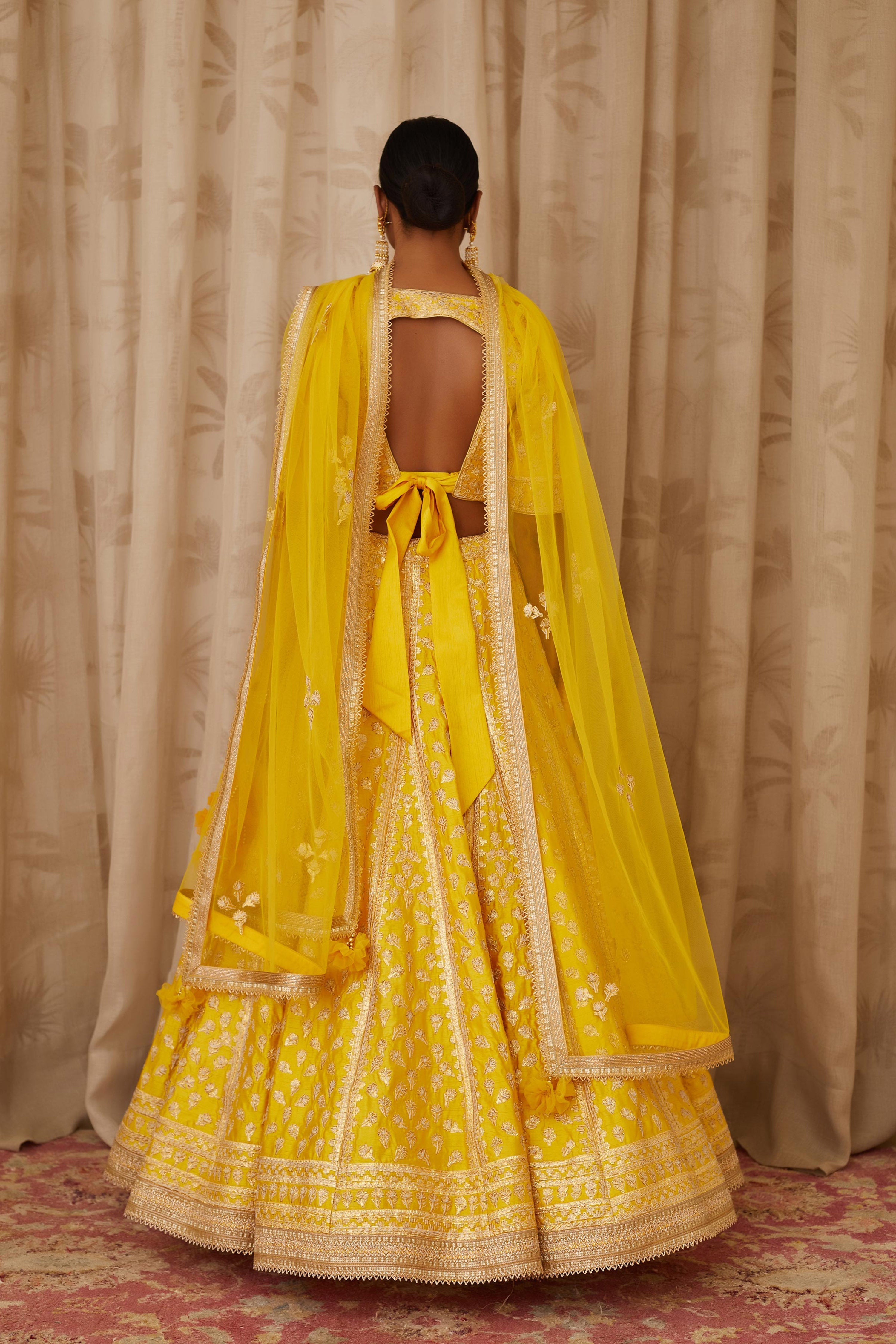 Yellow Lehenga Set.