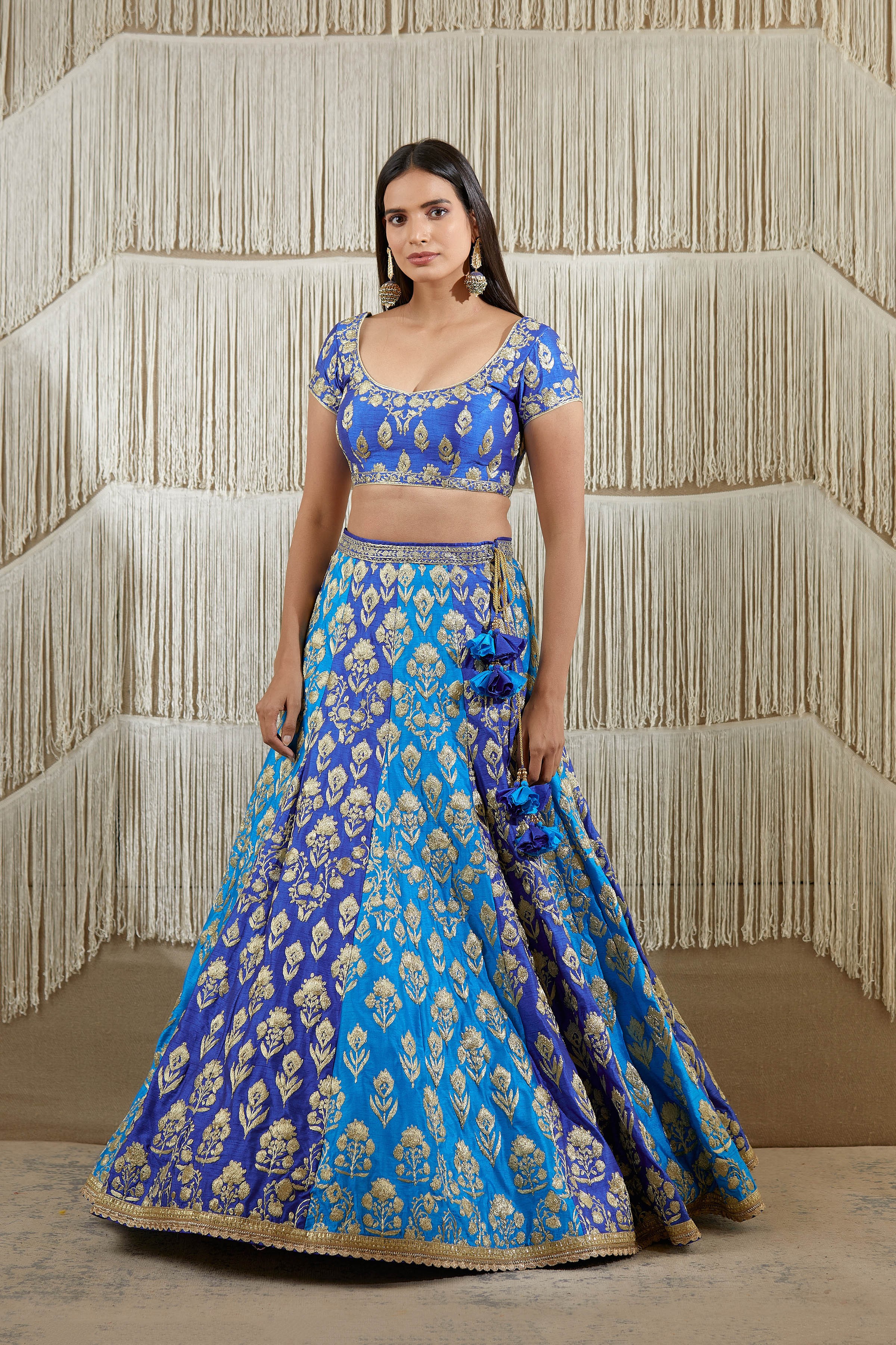 Royal Blue Lehenga set