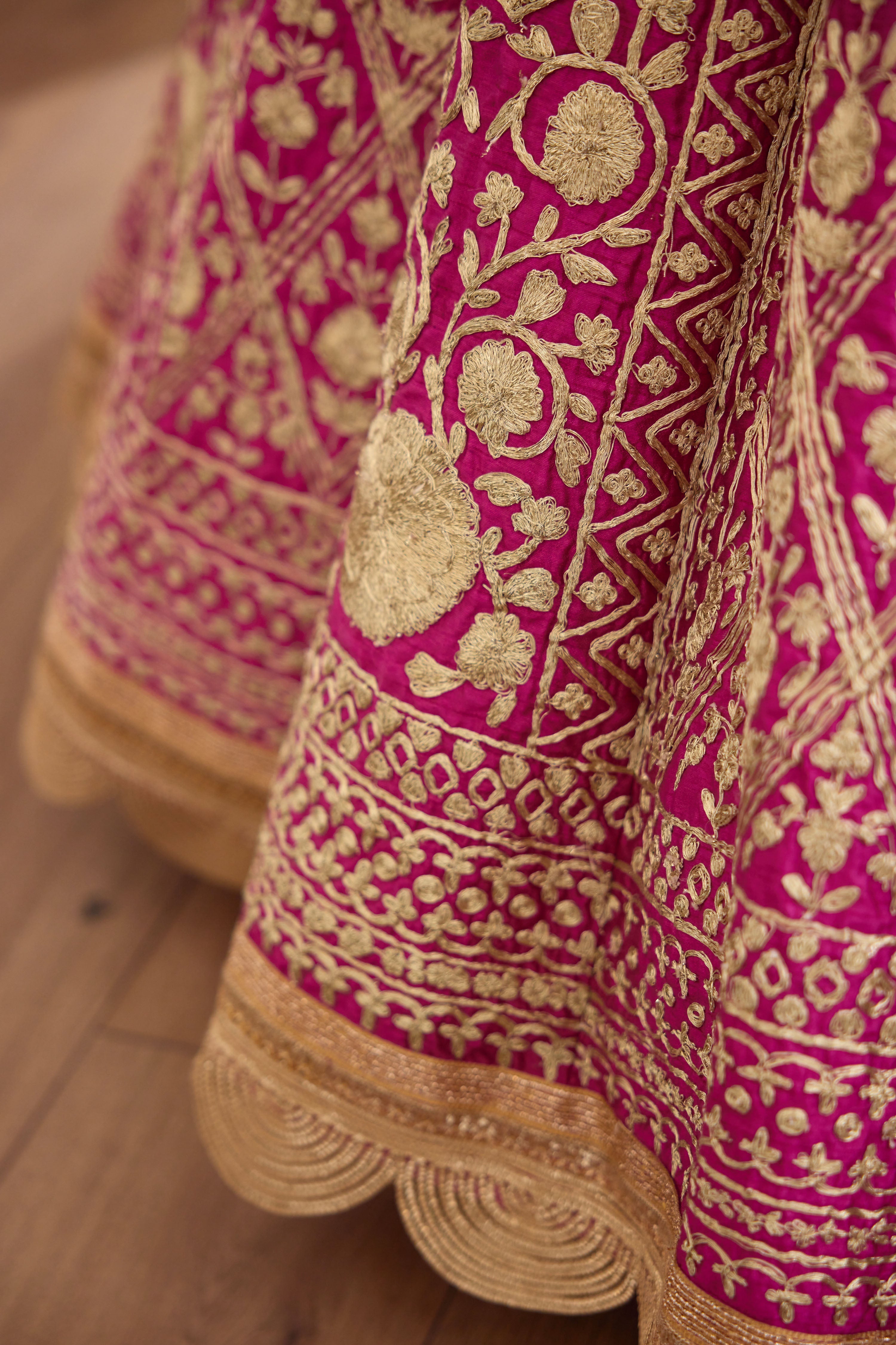 Plum Pink Lehenga Set.
