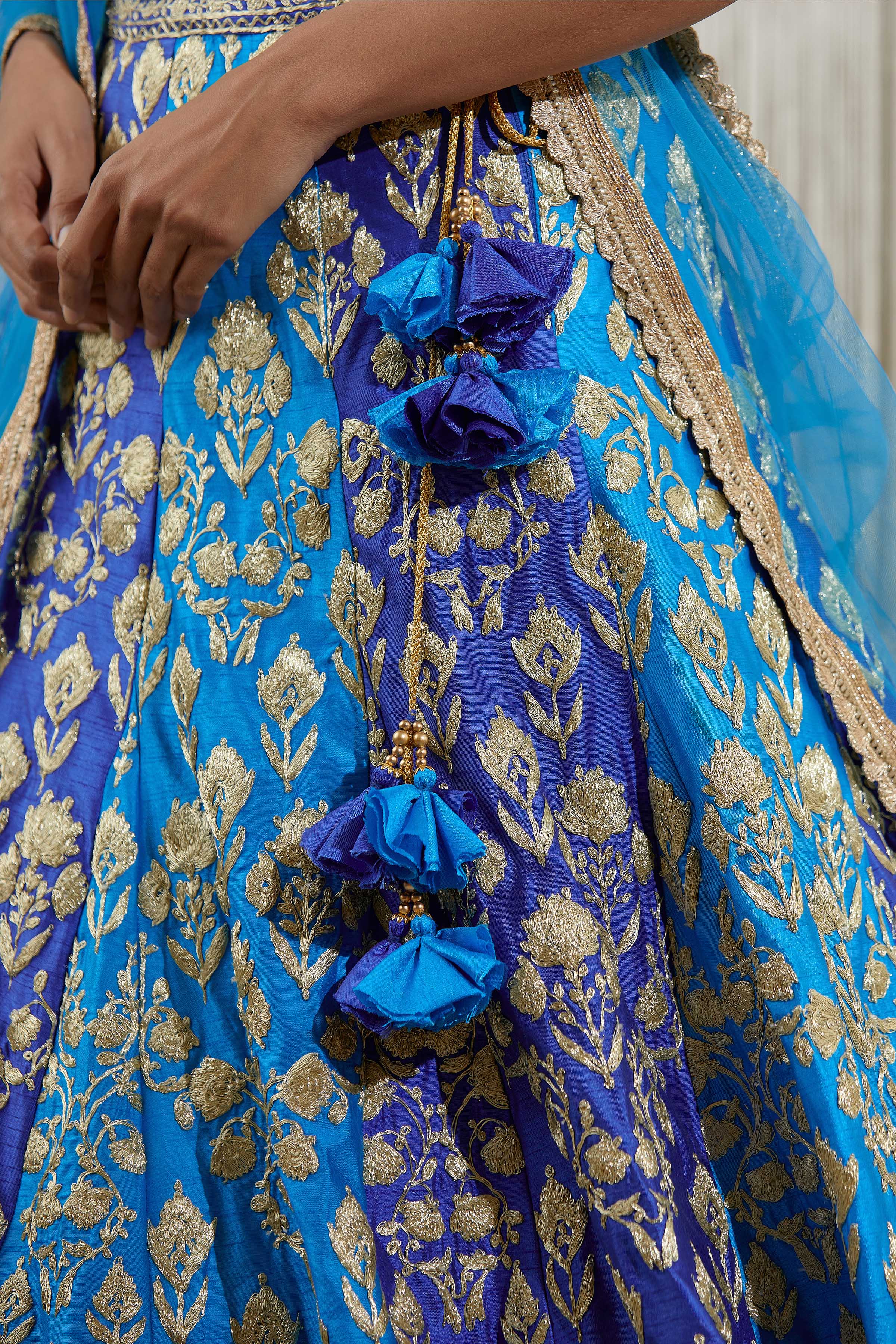 Royal Blue Lehenga set