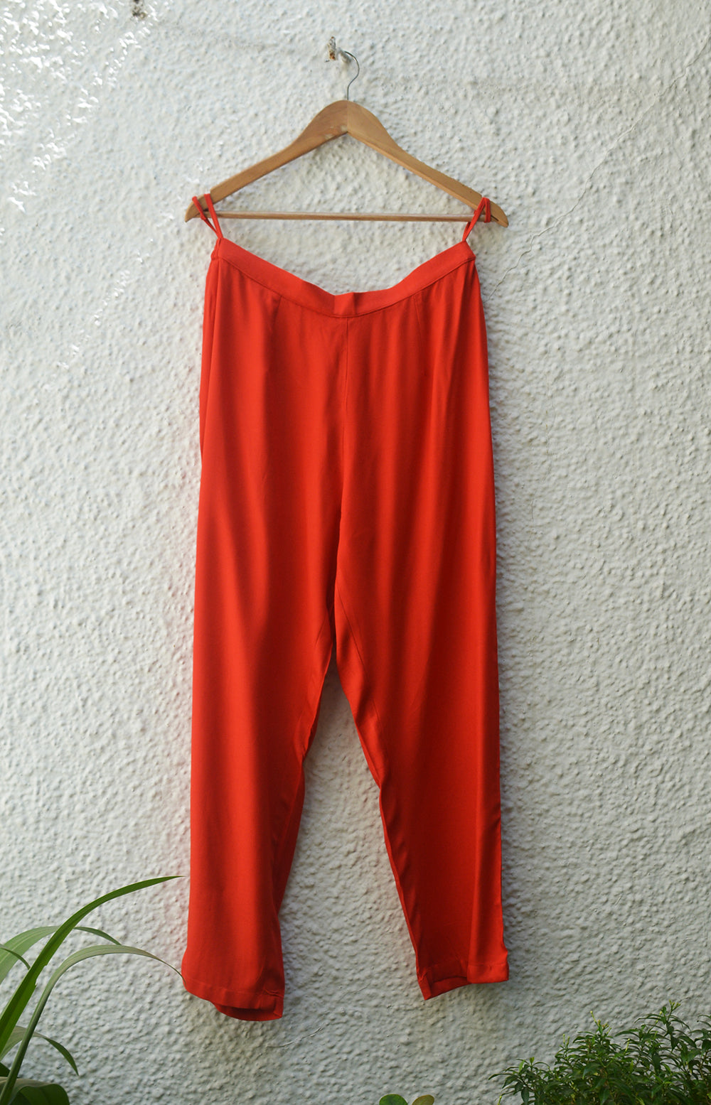 Red Kurta Set.