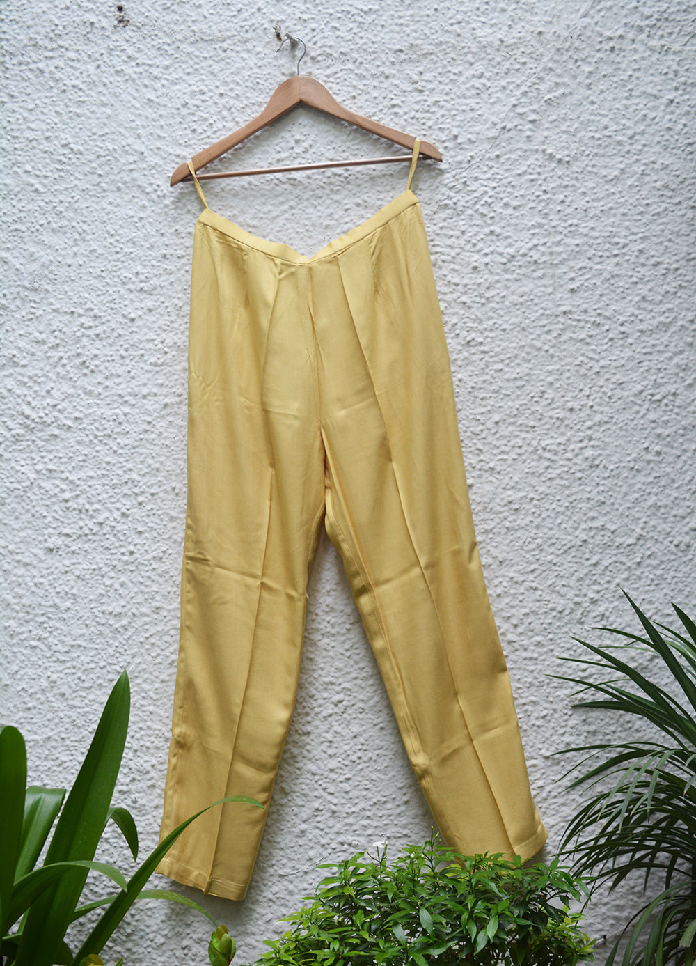 Light Mustard Kurta Set.