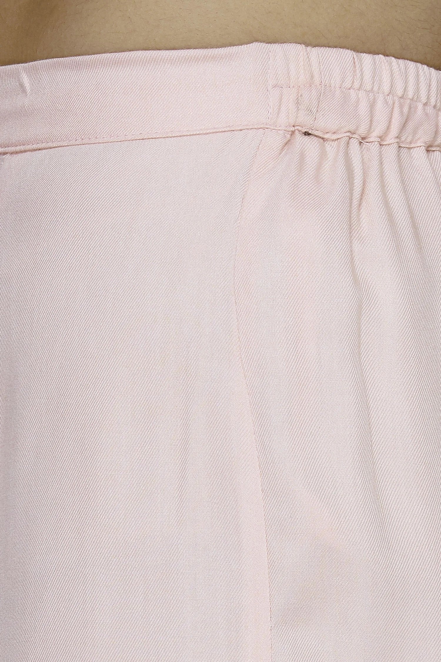 Women's Designer Blush Pink Kurta Set | Cotton and Clay