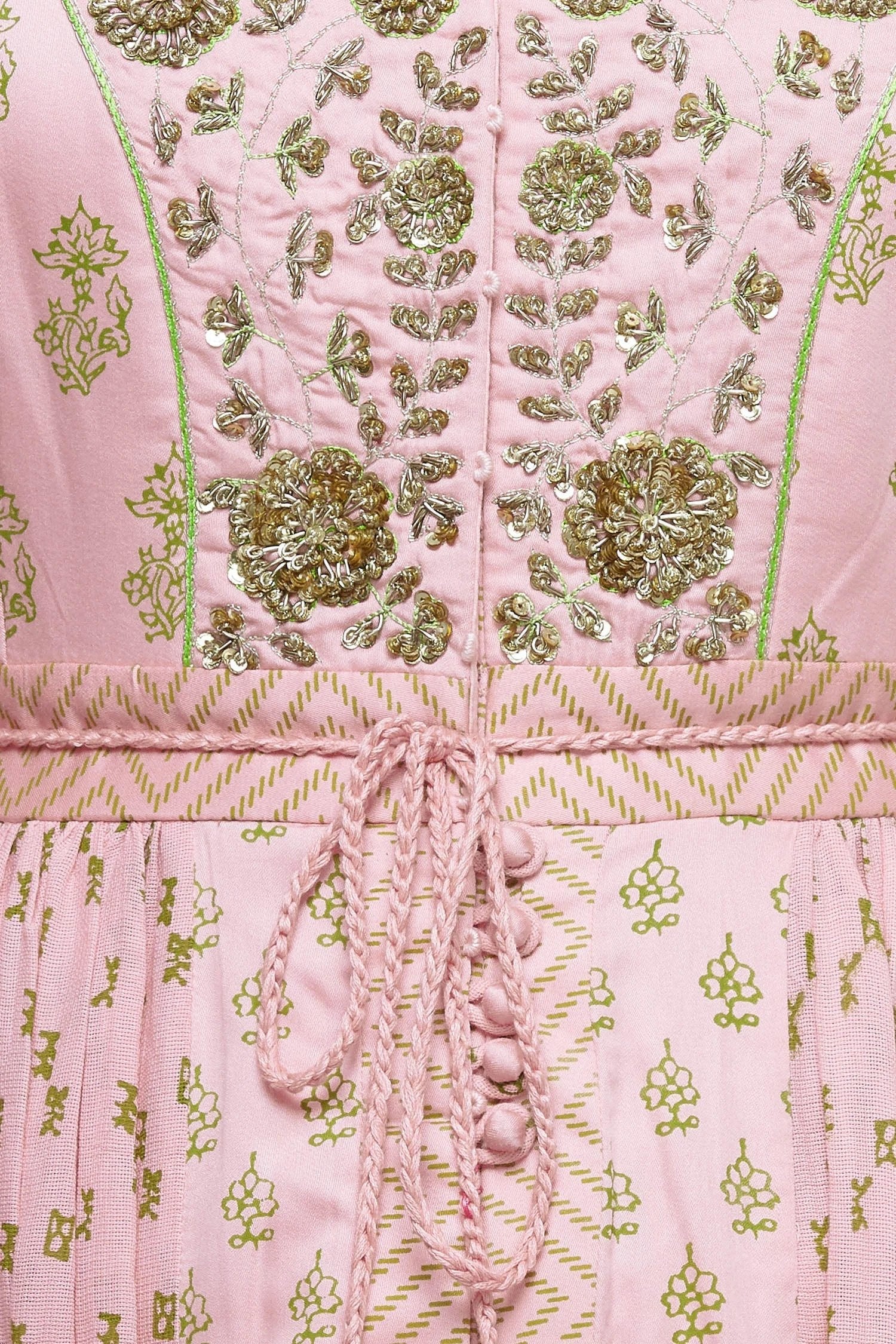 Pink Anarkali Set
