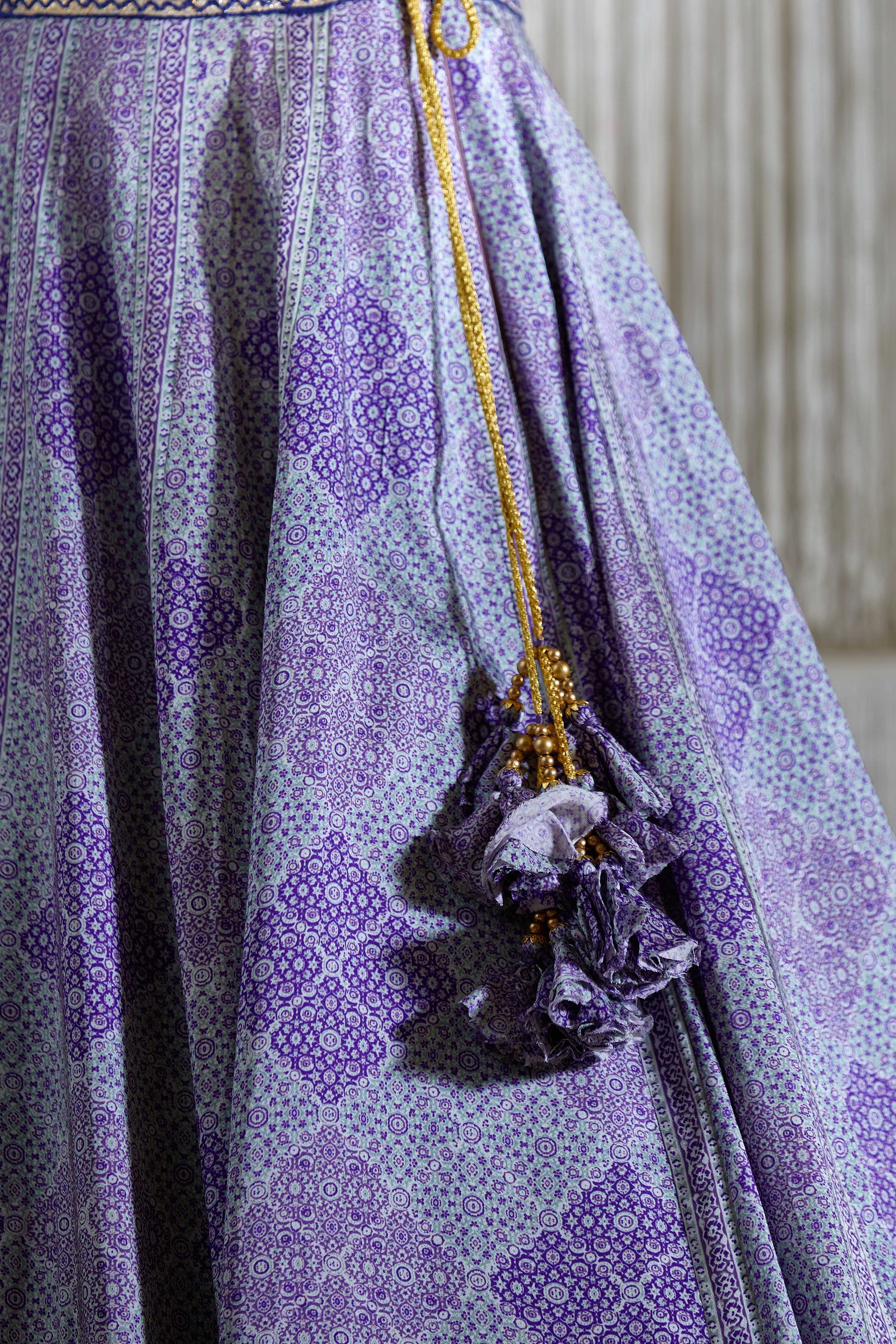 Purple Lehenga set